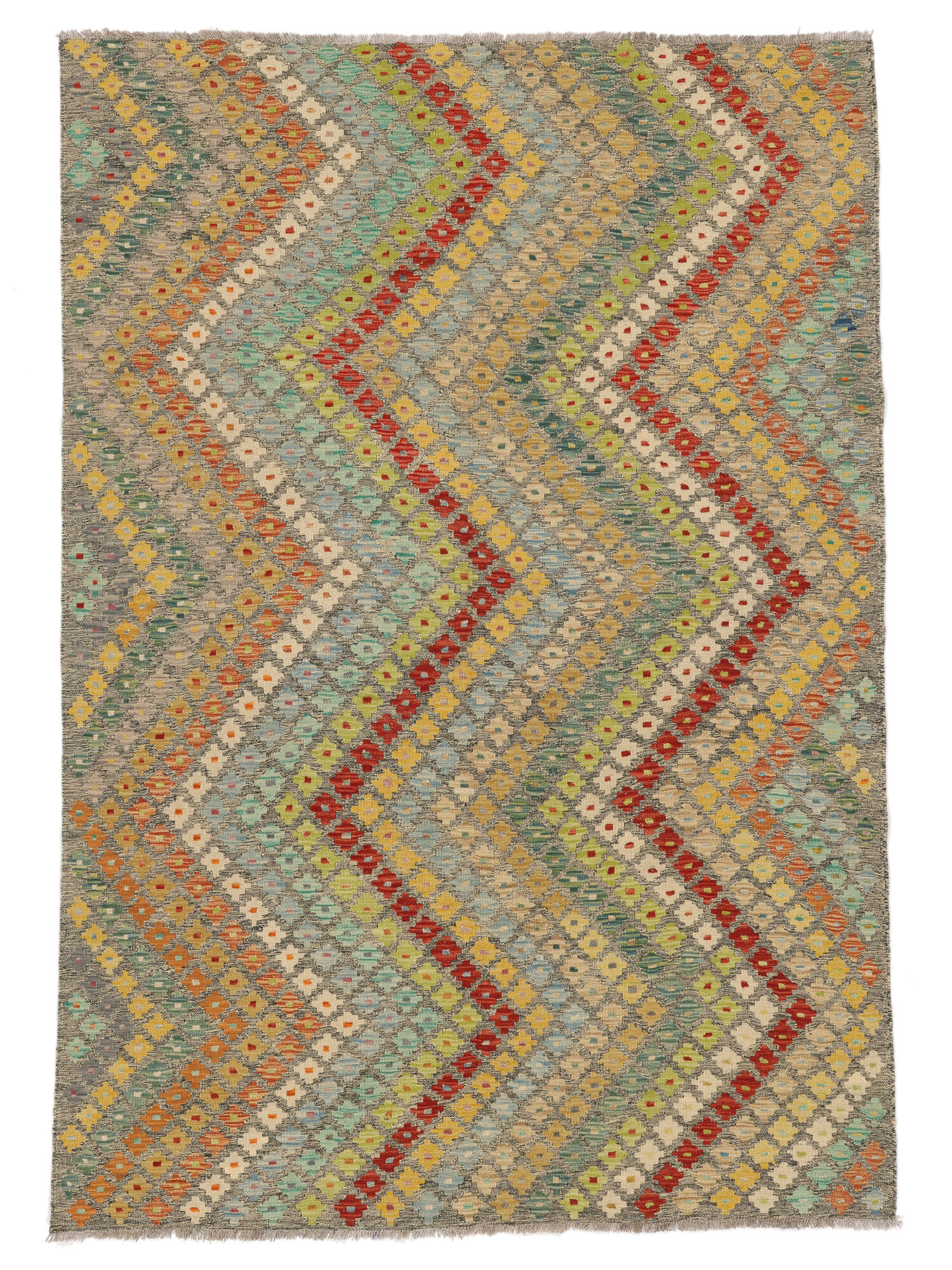 Kelim Afghan Old Stil Teppich 173×250