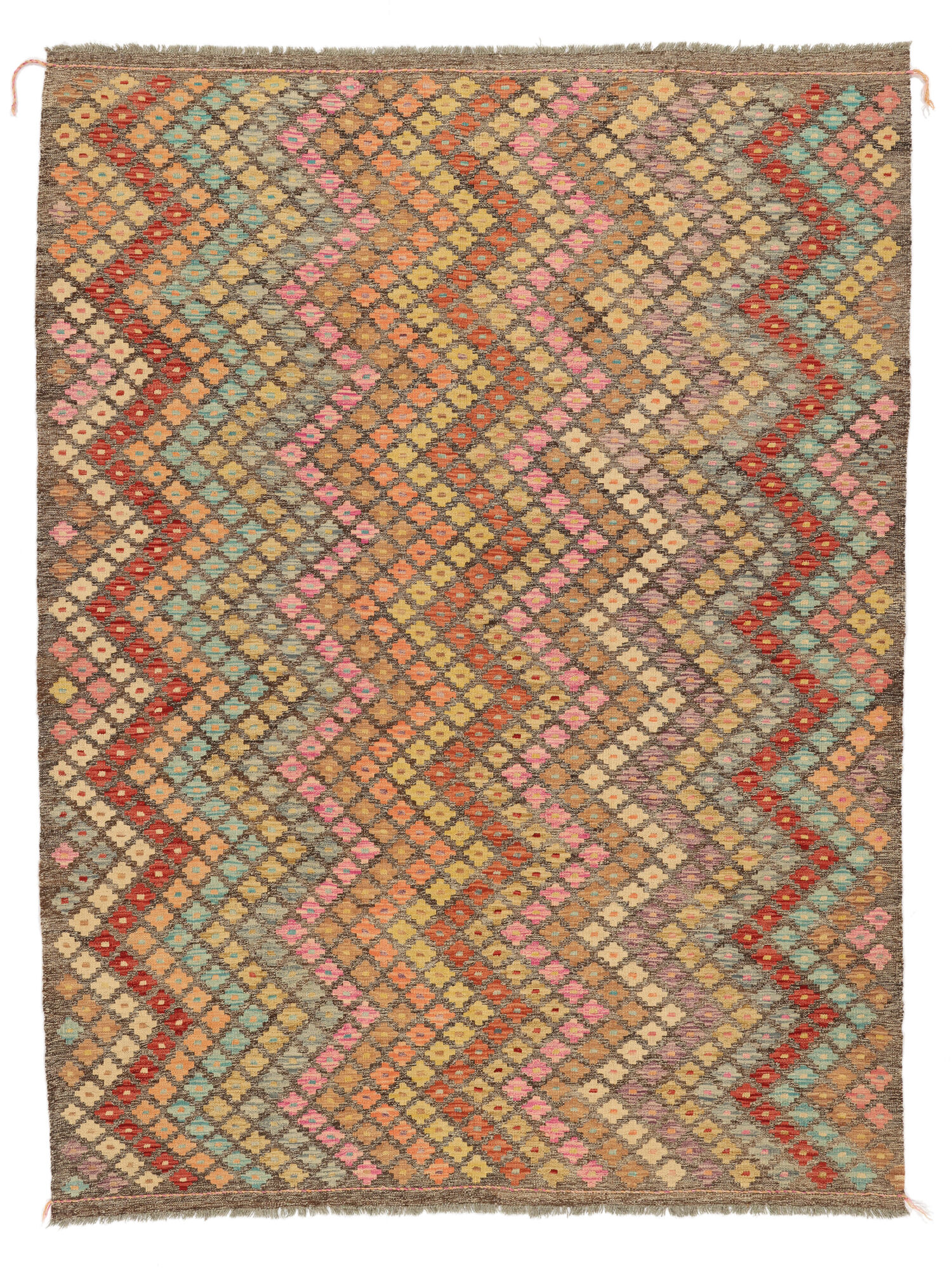 Kelim Afghan Old Stil Teppich 185×249