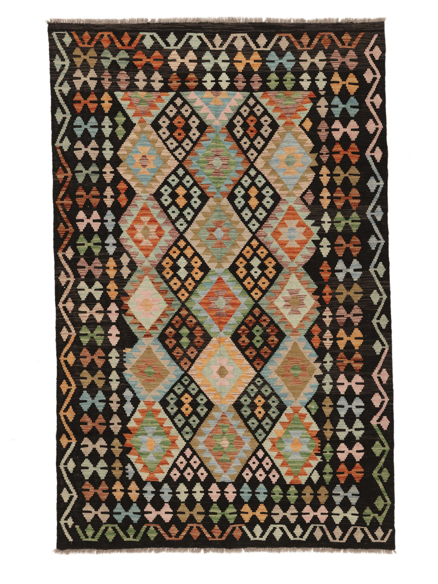 Kelim Afghan Old Stil Teppich 155×242