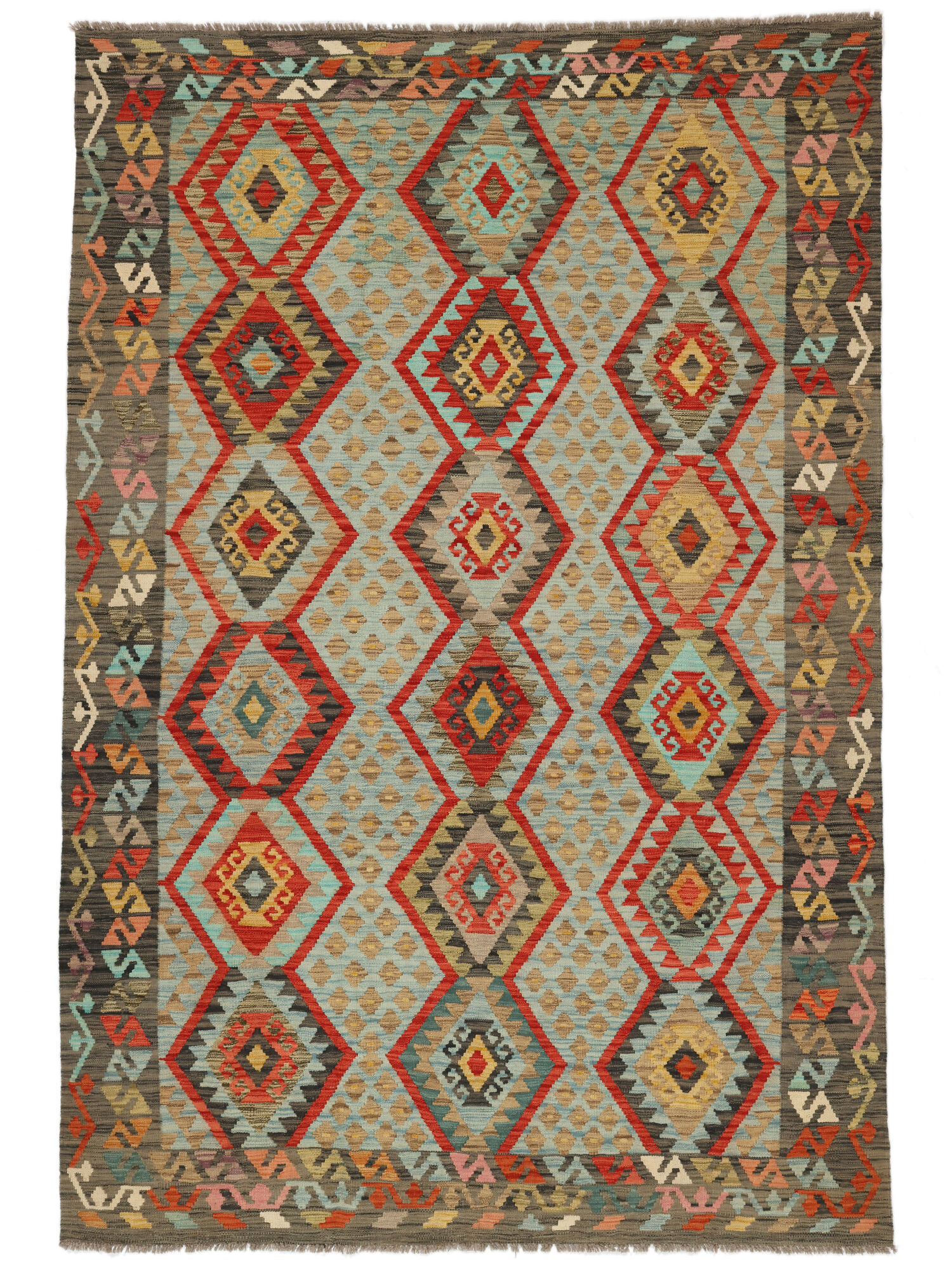 Kelim Afghan Old Stil Teppich 189×288