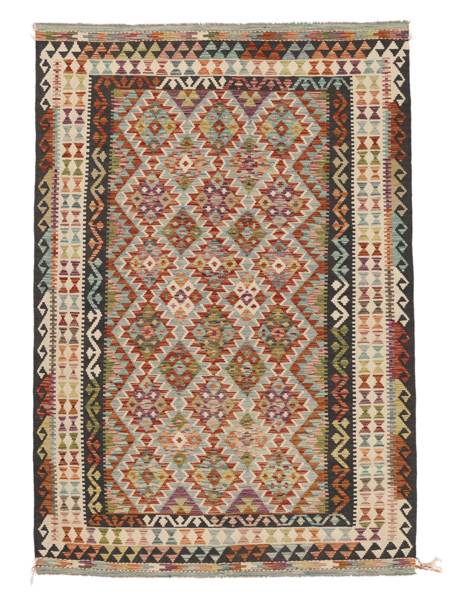 
    Kilim Afghan Old style - Brown - 169 x 251 cm
  