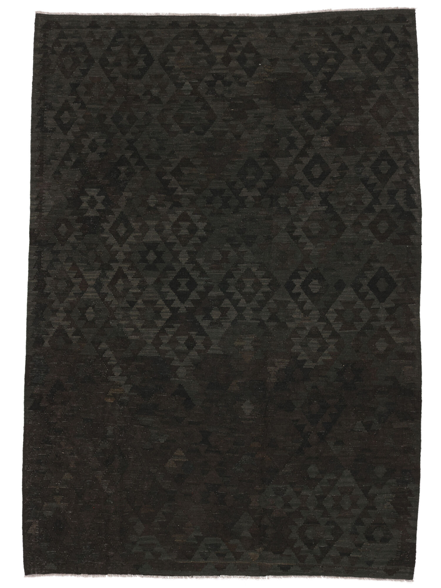 
    Kilim Afghan Old style - Black - 203 x 296 cm
  