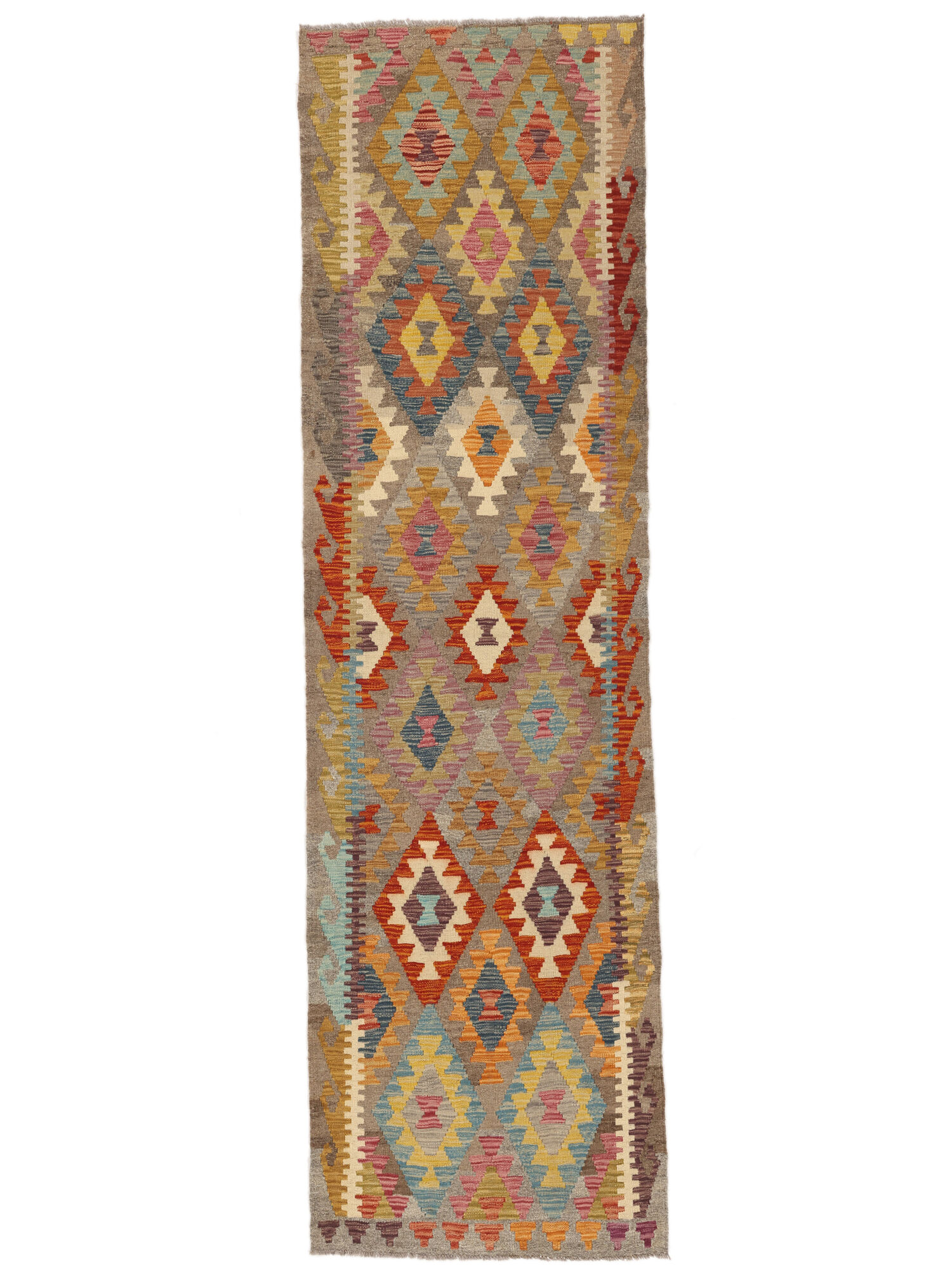 
    Kilim Afghan Old style - Brown - 83 x 293 cm
  
