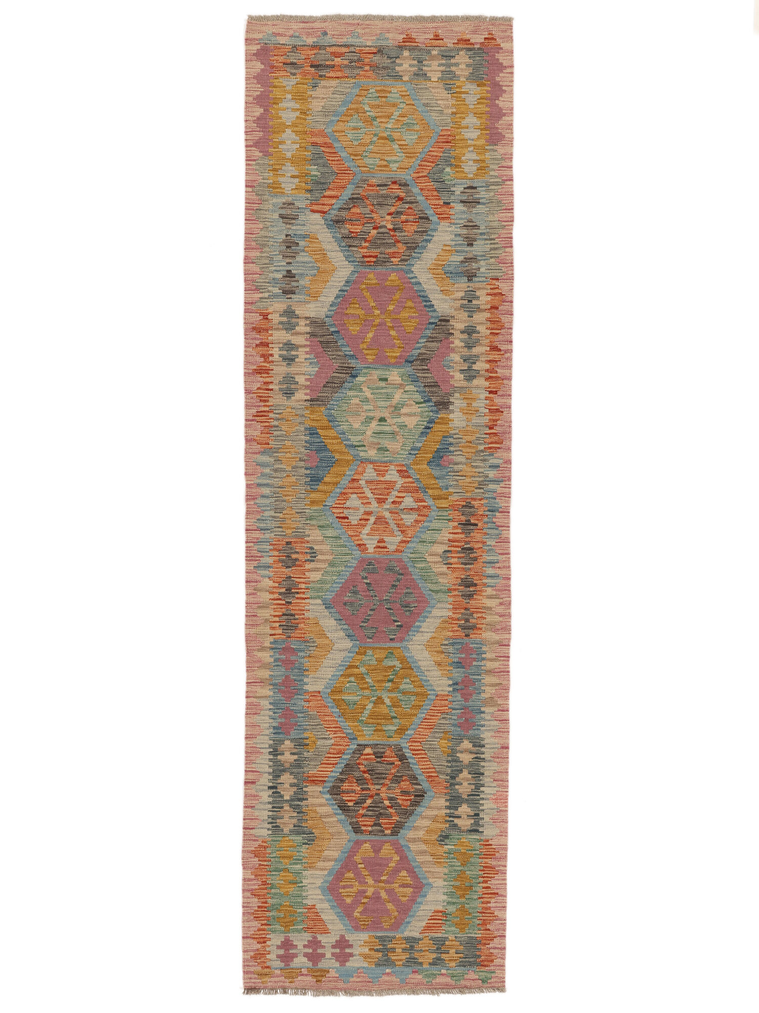 
    Kilim Afghan Old style - Brown - 80 x 292 cm
  