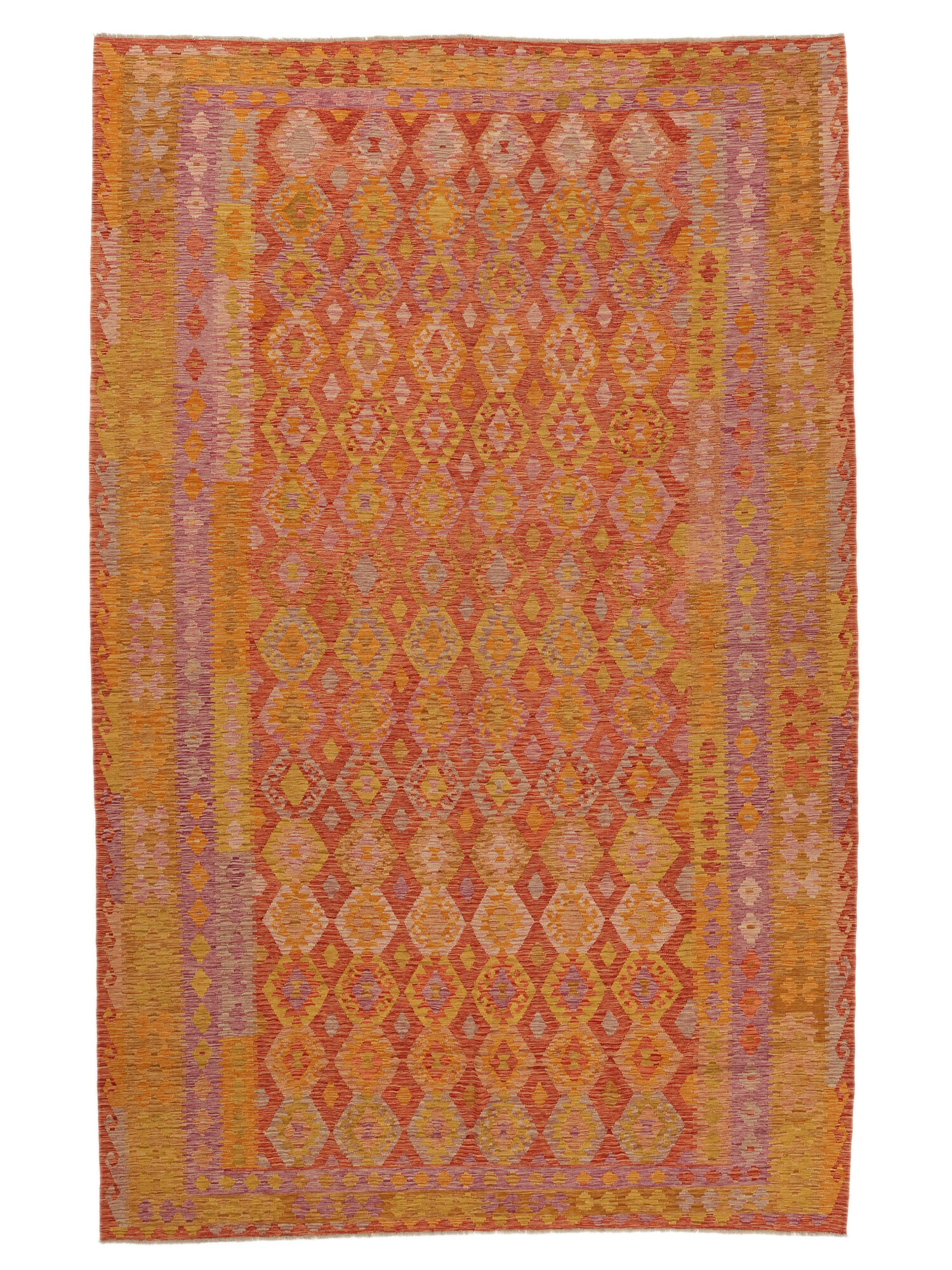 
    Kilim Afghan Old style - Brown - 315 x 495 cm
  