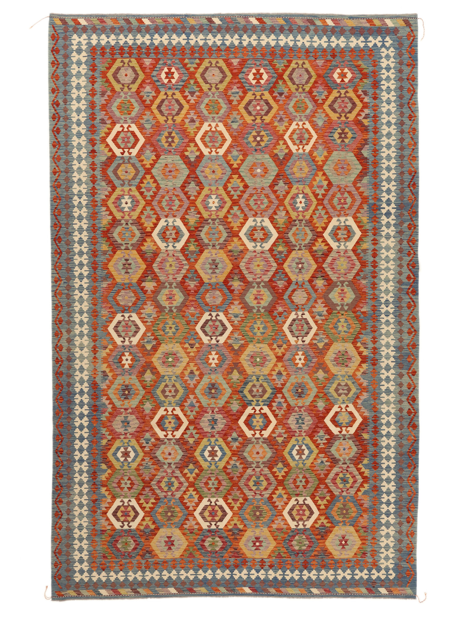 Kelim Afghan Old Stil Teppich 310×492