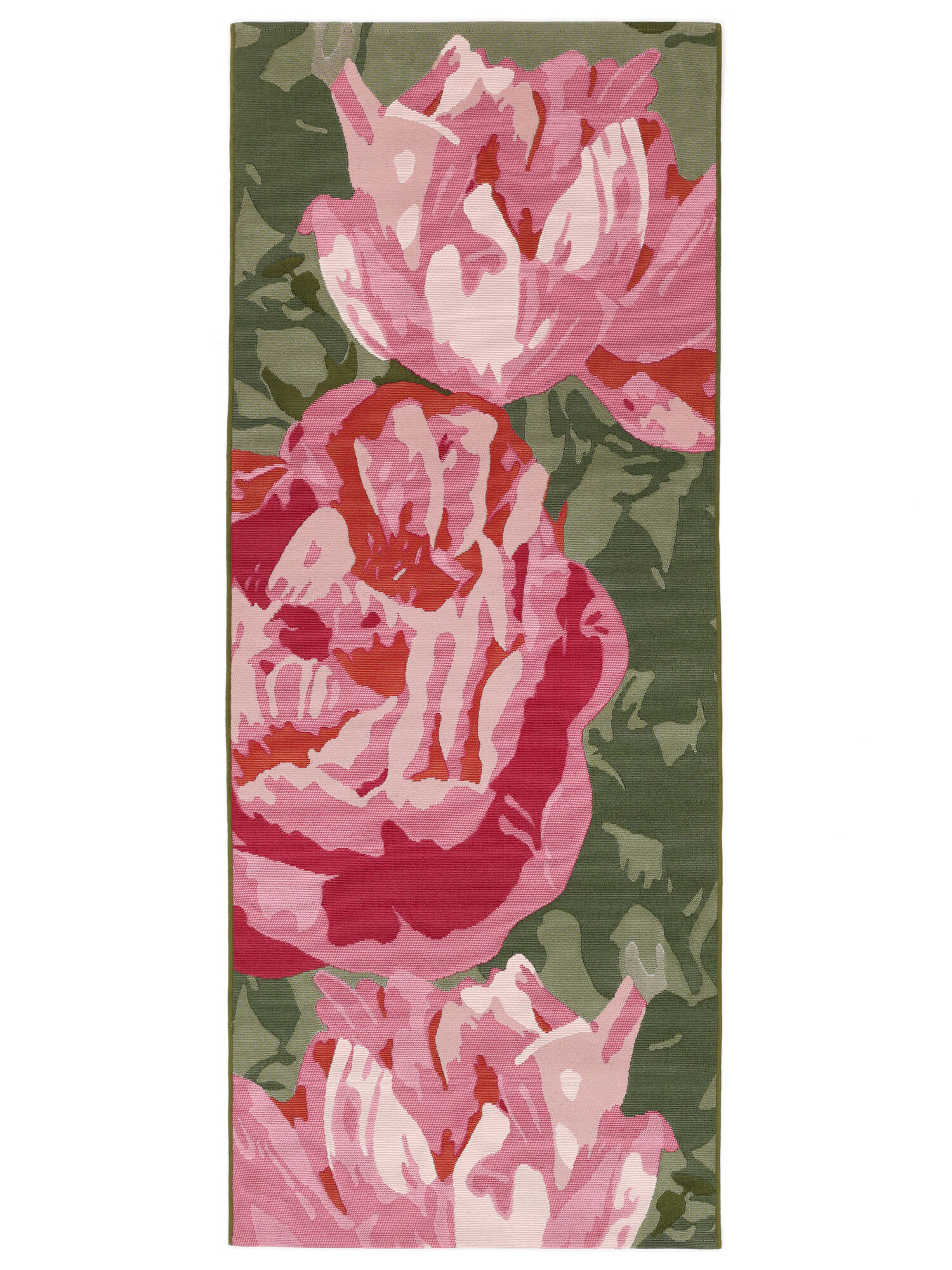 Rosabel Matta - Rosa / Grön 100x250