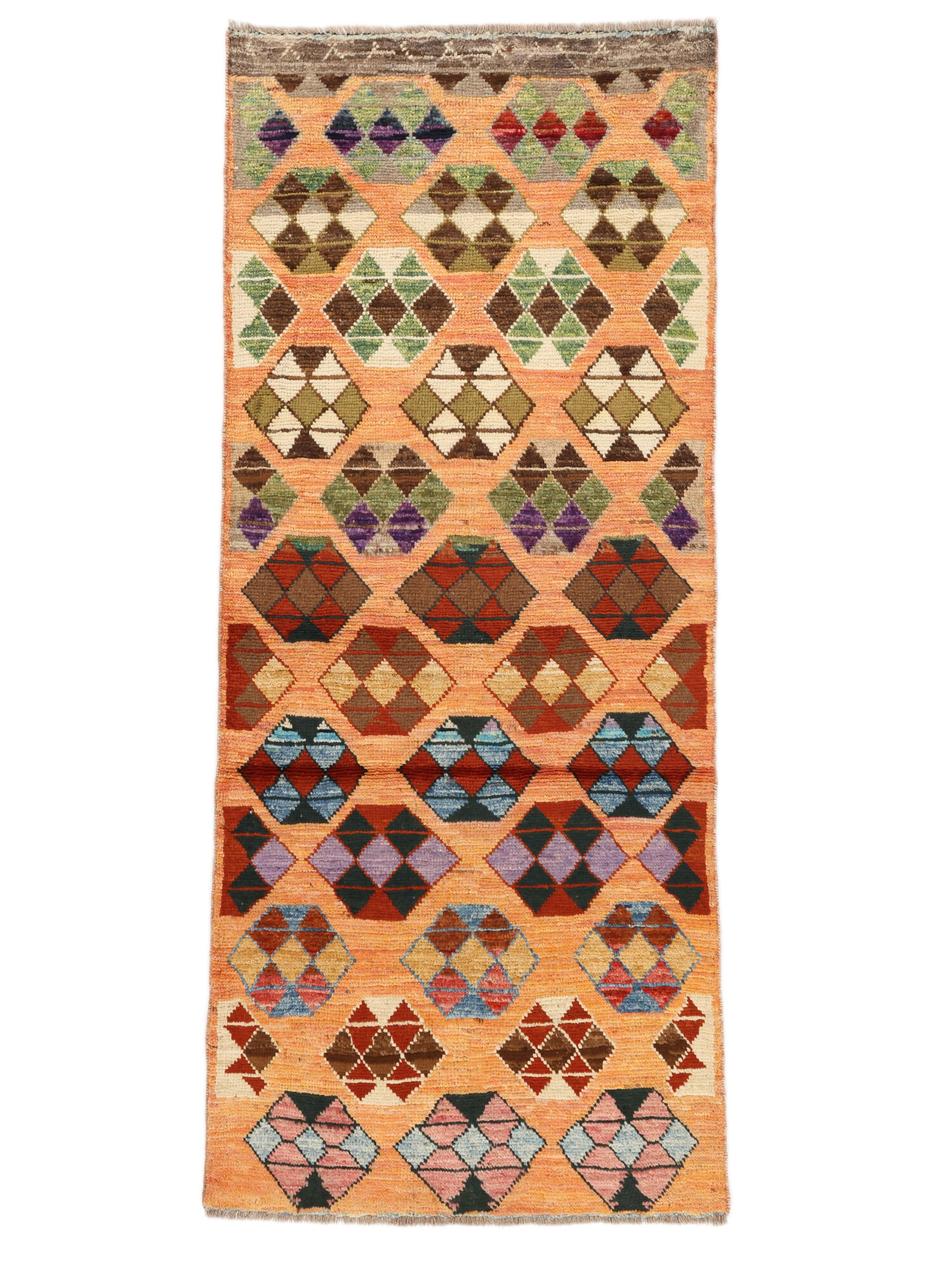 
    Moroccan Berber - Afghanistan - Orange - 80 x 196 cm
  