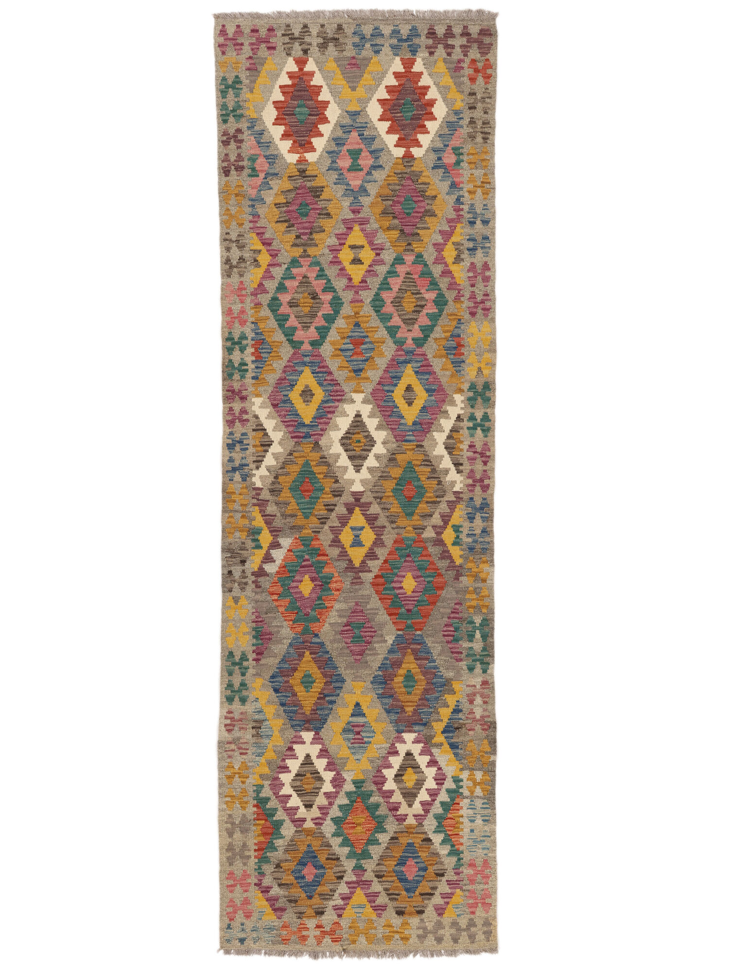 
    Kilim Afghan Old style - Brown - 88 x 293 cm
  