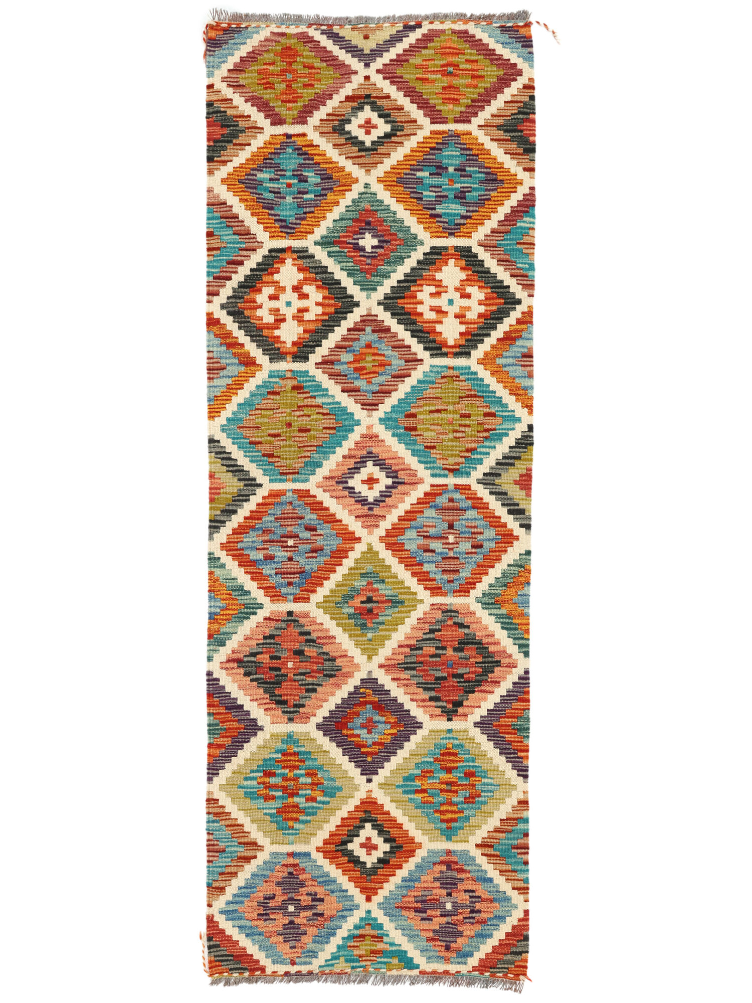 
    Kilim Afghan Old style - Brown - 63 x 188 cm
  