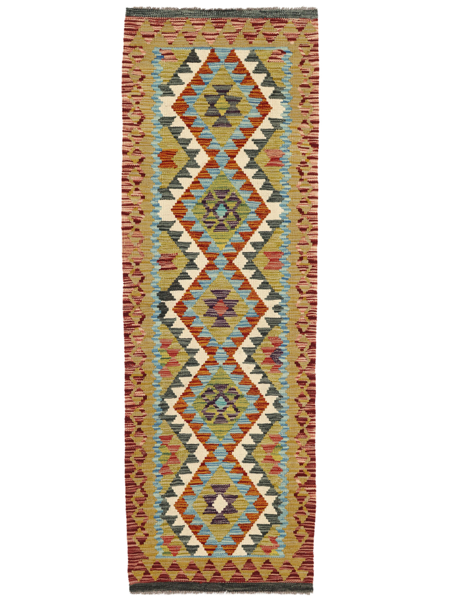 
    Kilim Afghan Old style - Brown - 64 x 192 cm
  