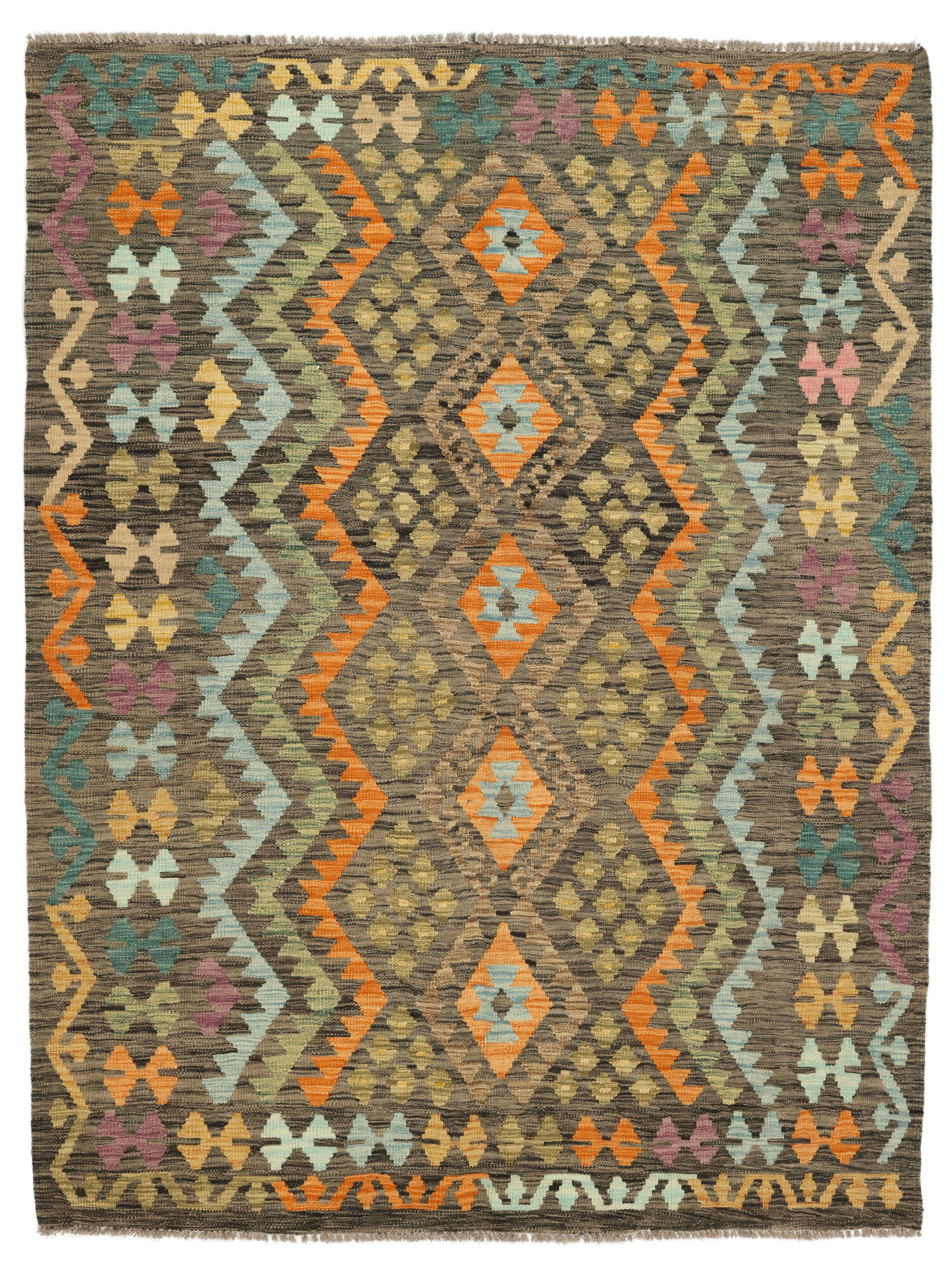 Kelim Afghan Old Stil Teppich 154×204