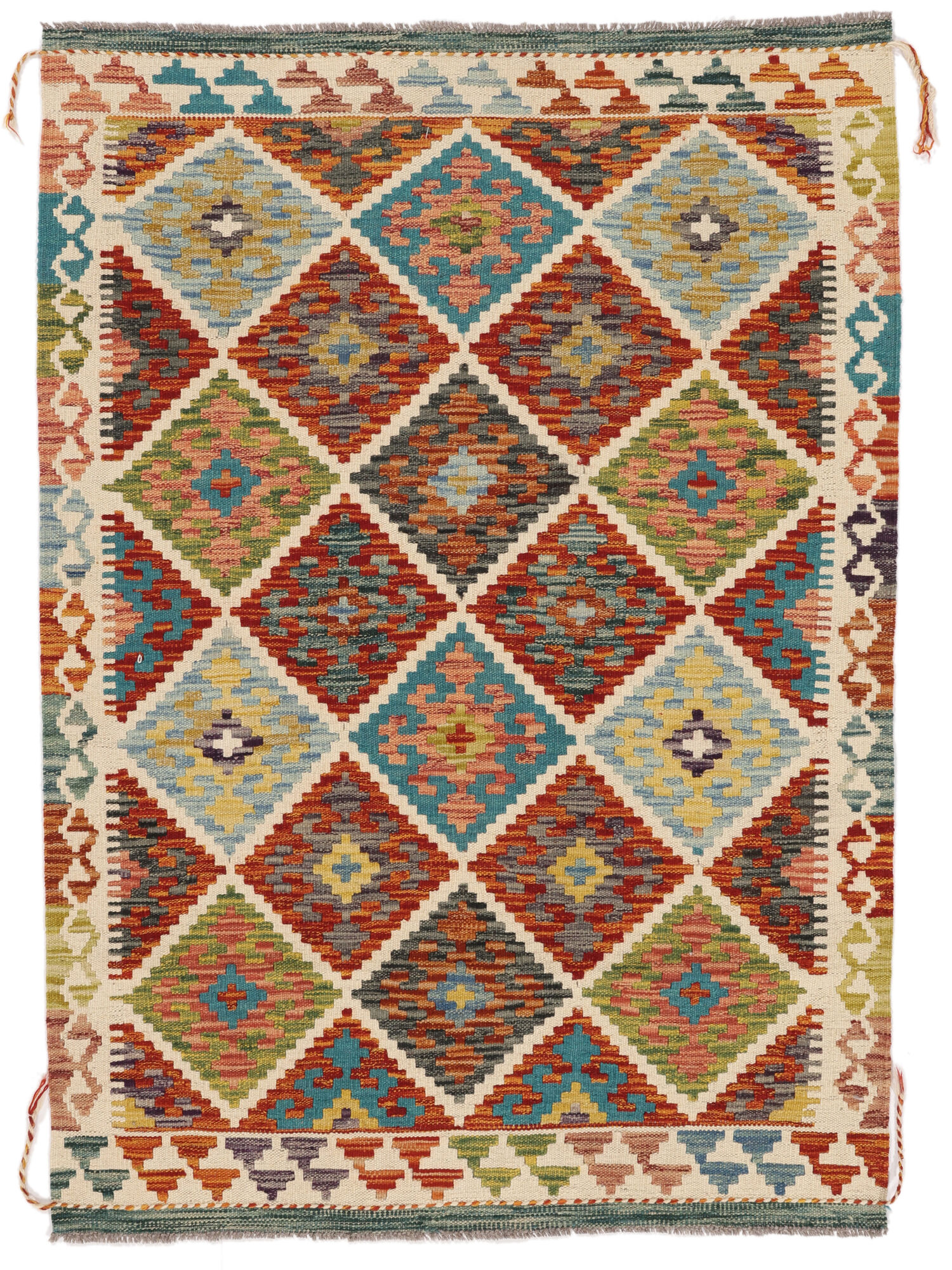 
    Kilim Afghan Old style - Brown - 105 x 148 cm
  