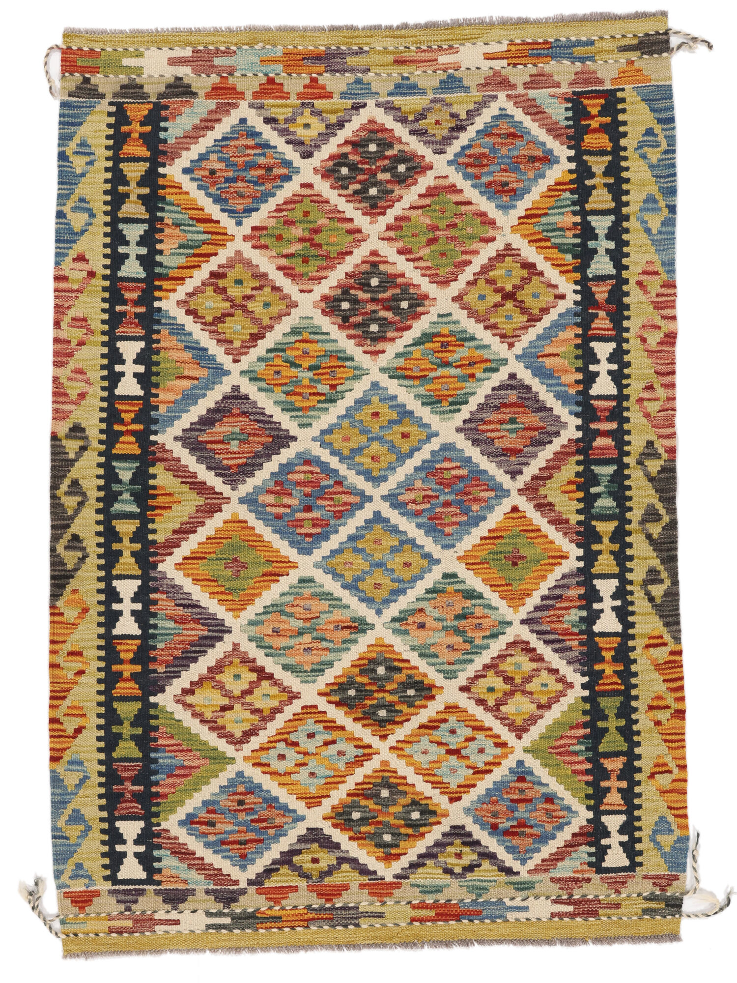 
    Kilim Afghan Old style - Brown - 104 x 152 cm
  