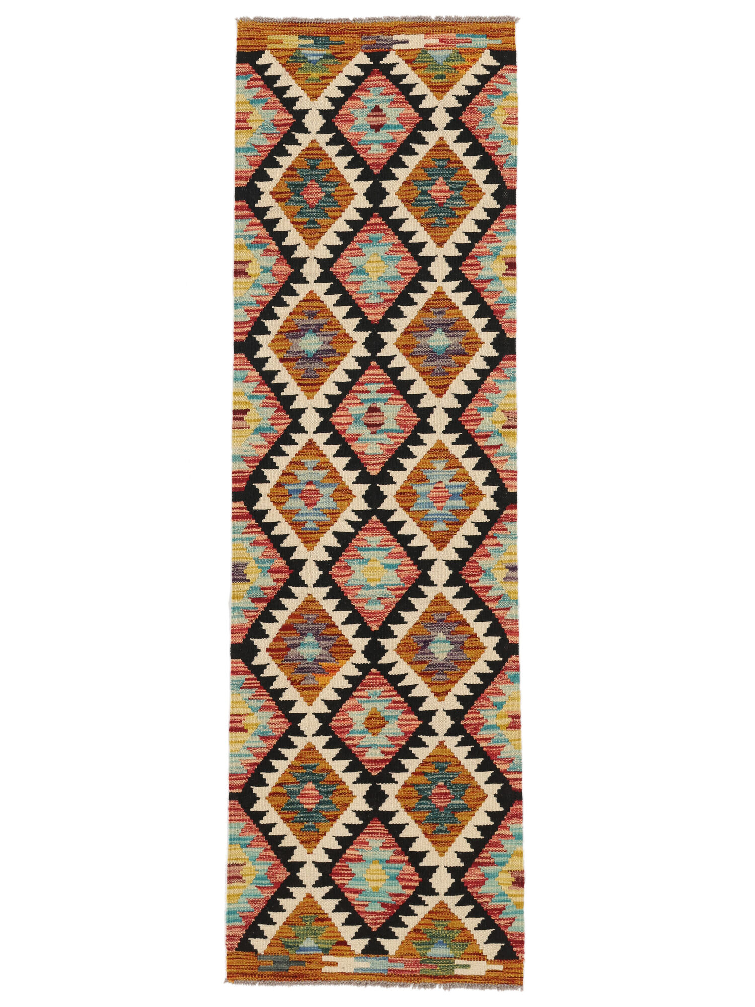 
    Kilim Afghan Old style - Brown - 57 x 196 cm
  