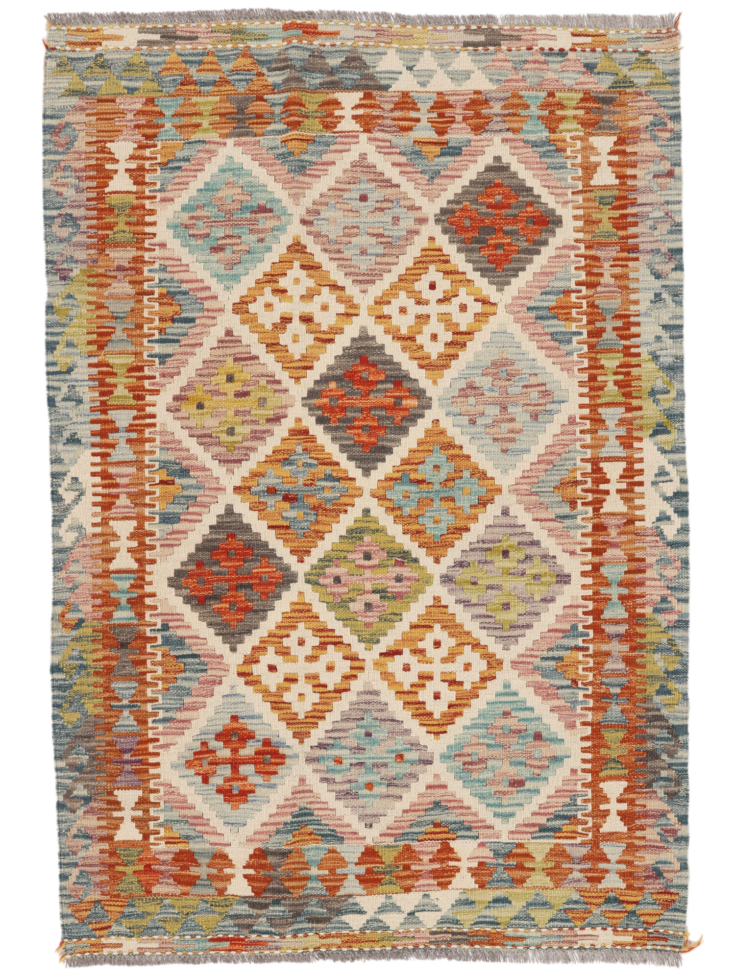 
    Kilim Afghan Old style - Brown - 97 x 141 cm
  
