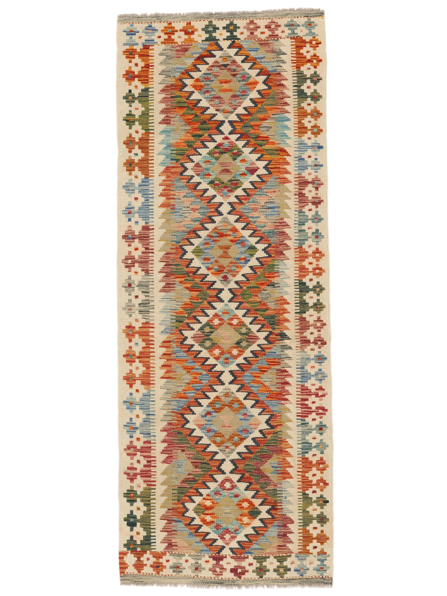 
    Kilim Afghan Old style - Brown - 73 x 198 cm
  