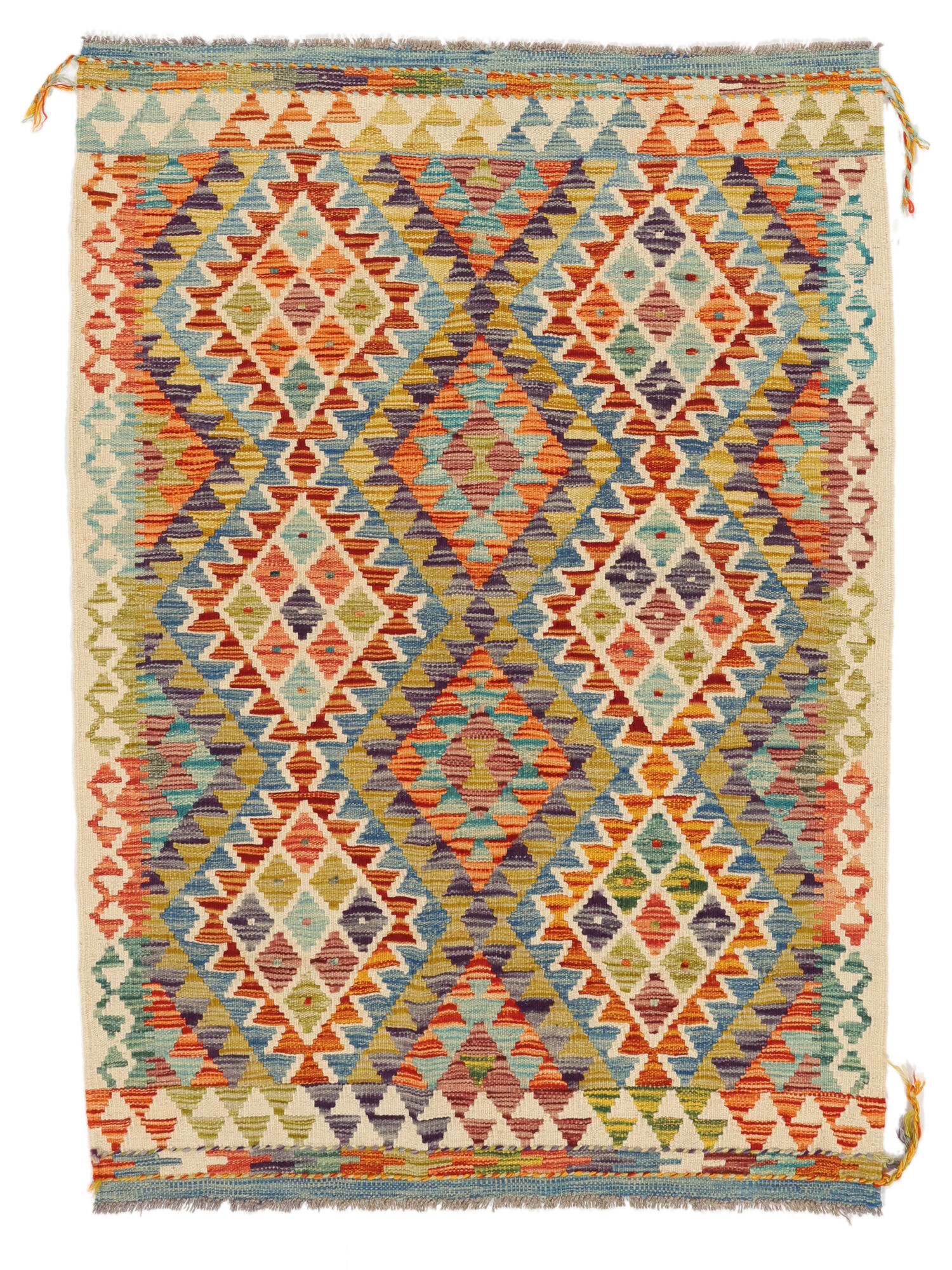 
    Kilim Afghan Old style - Brown - 103 x 145 cm
  