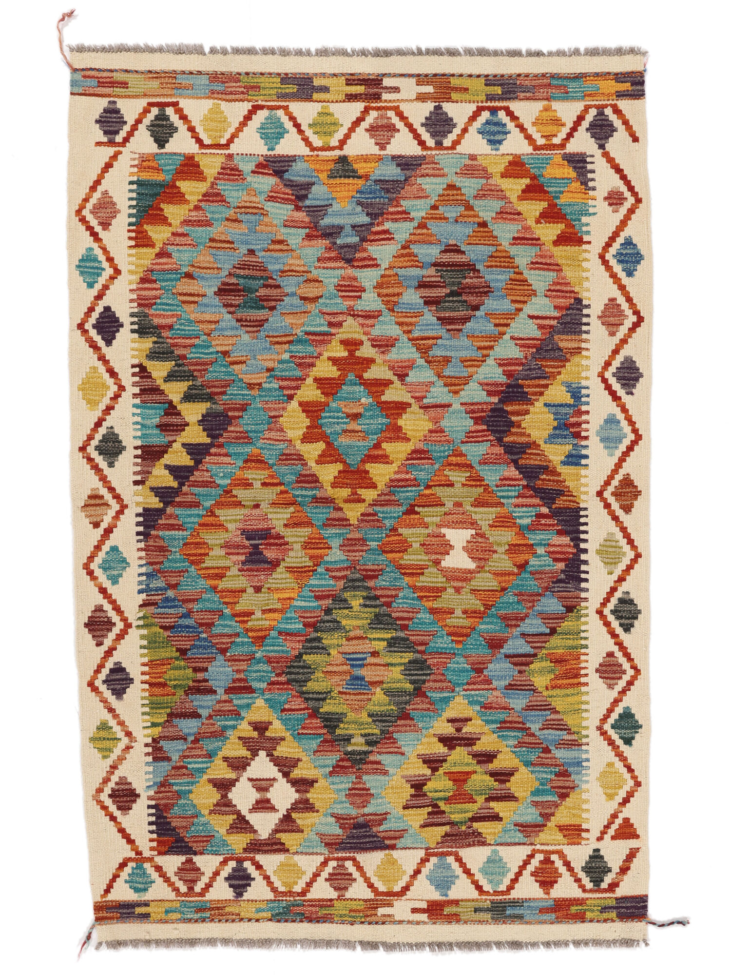 
    Kilim Afghan Old style - Brown - 99 x 152 cm
  