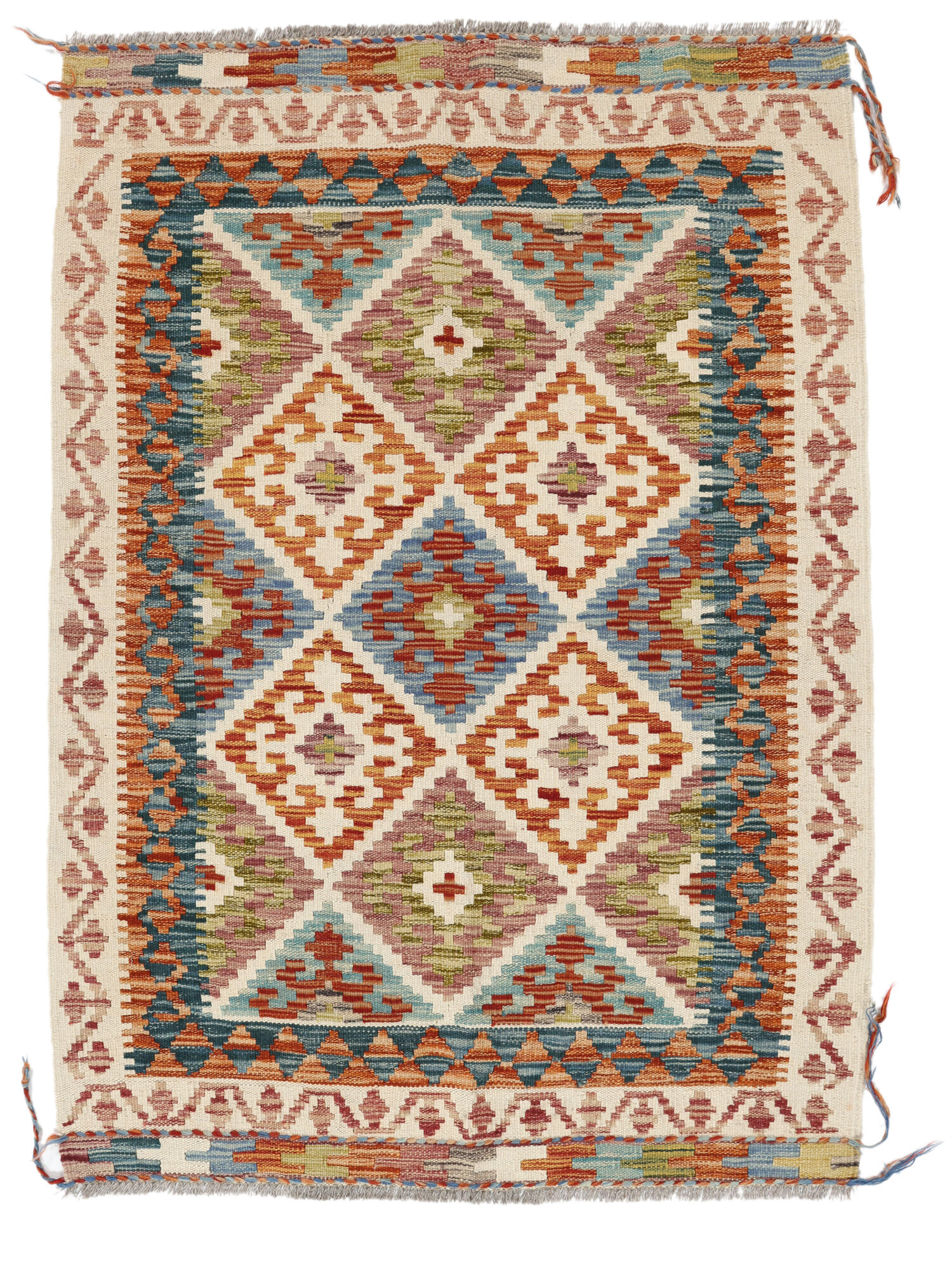 
    Kilim Afghan Old style - Brown - 101 x 144 cm
  