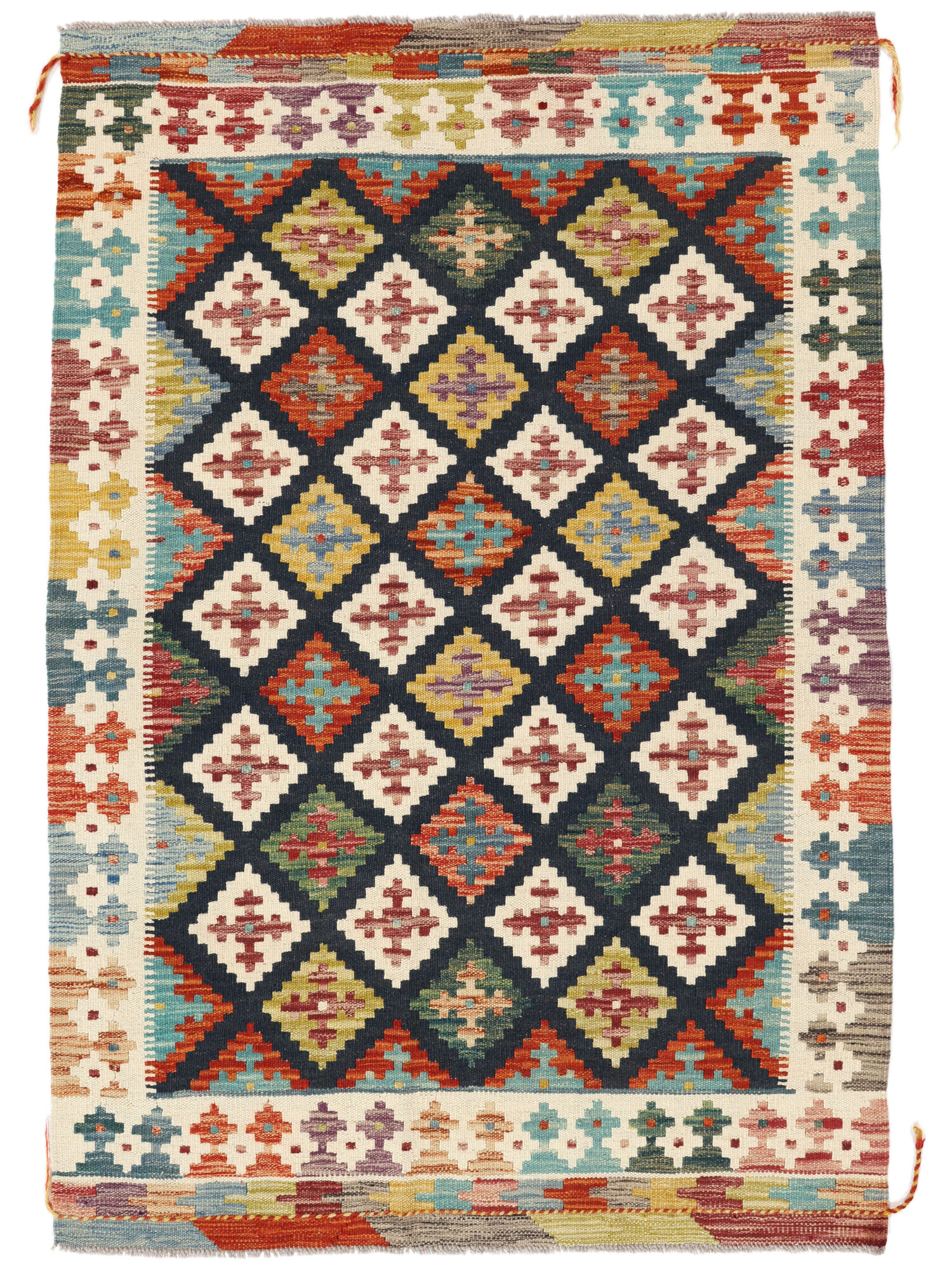 Kelim Afghan Old Stil Teppich 103×150