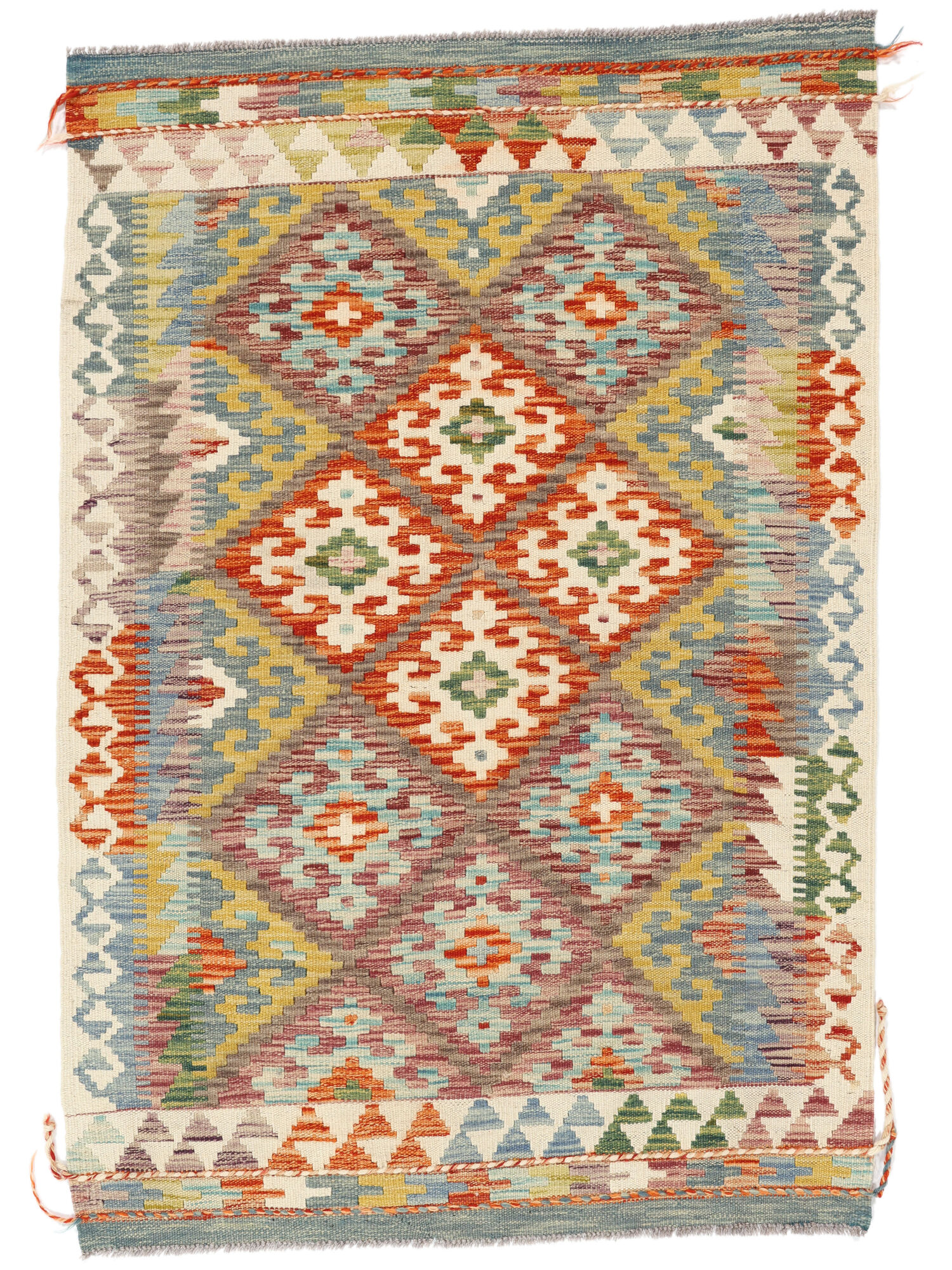 
    Kilim Afghan Old style - Brown - 96 x 142 cm
  