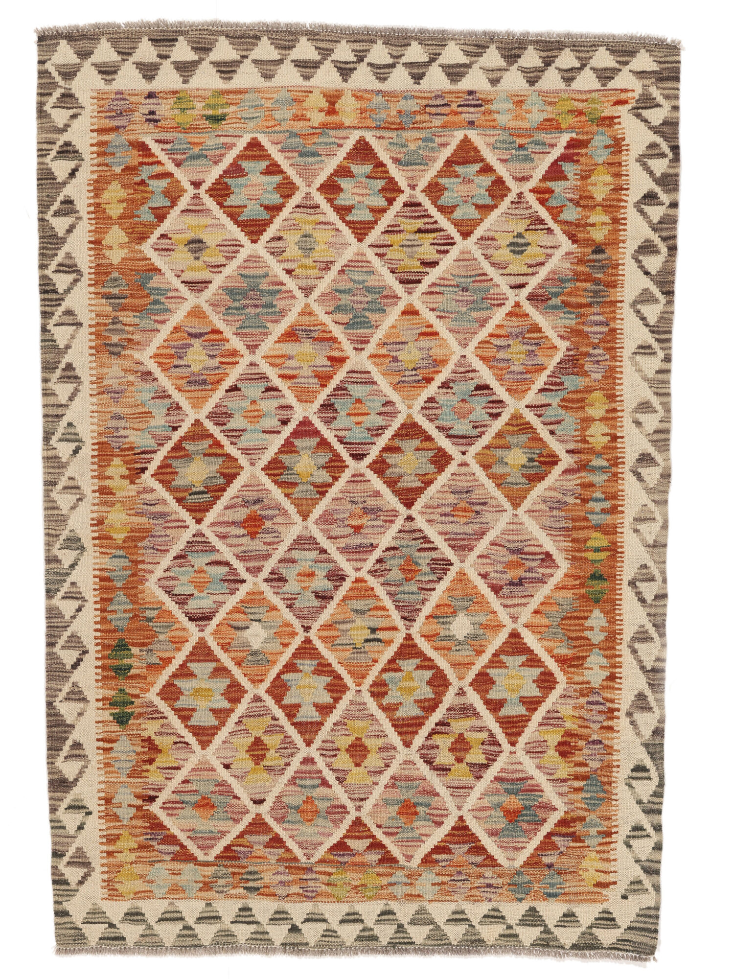
    Kilim Afghan Old style - Brown - 108 x 156 cm
  