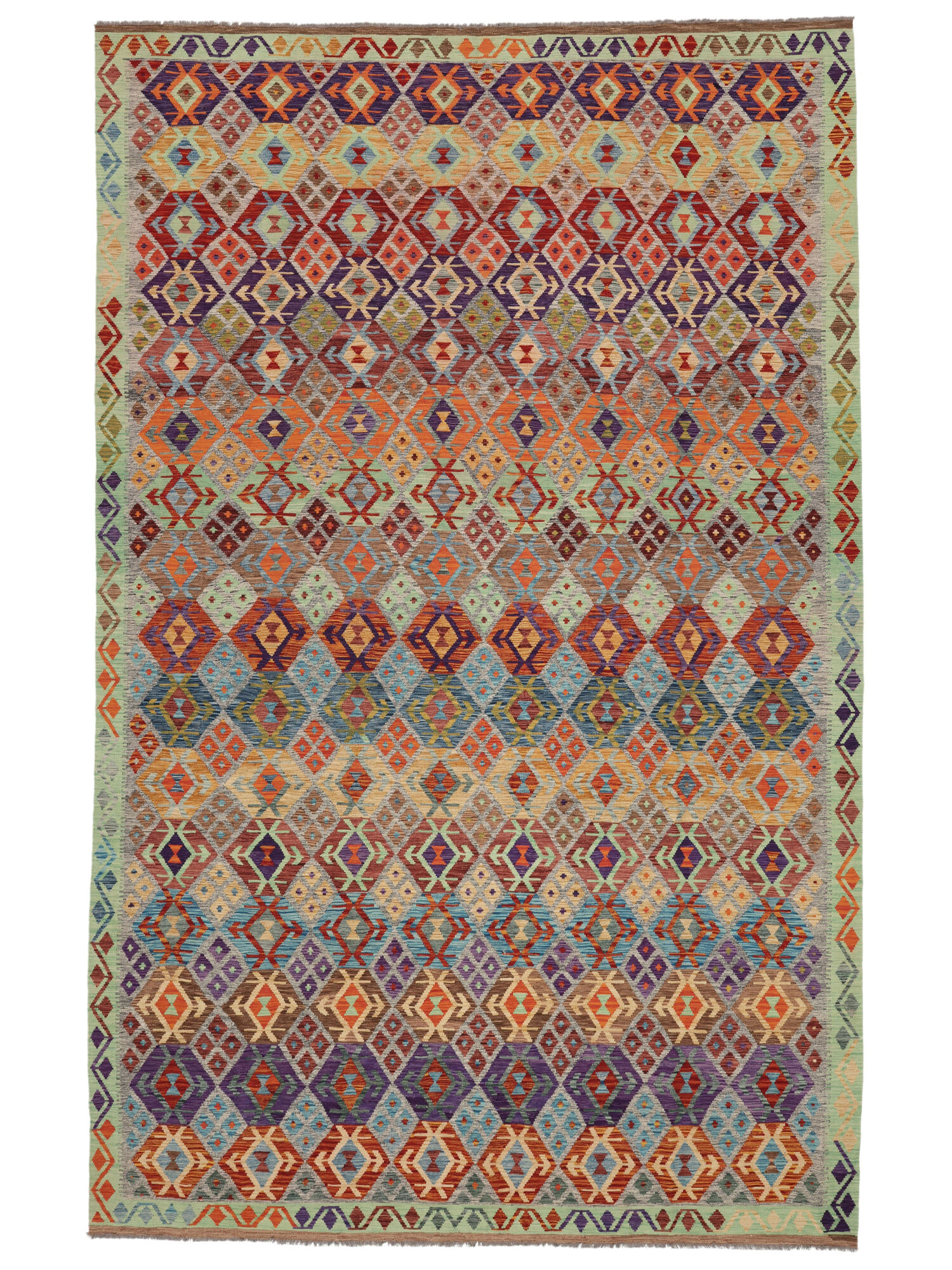 
    Kilim Afghan Old style - Brown - 310 x 500 cm
  