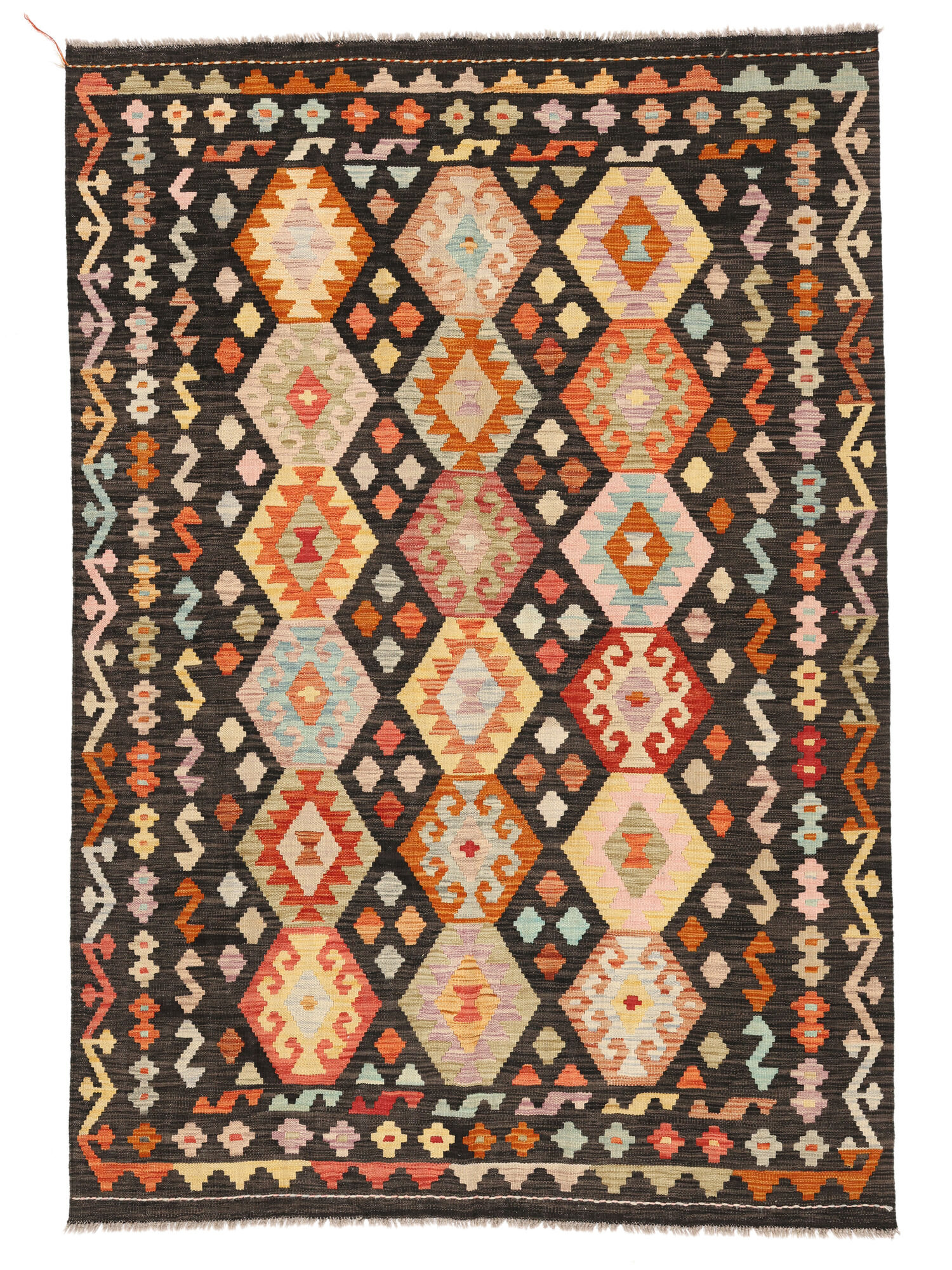 Kelim Afghan Old Stil Teppich 169×244