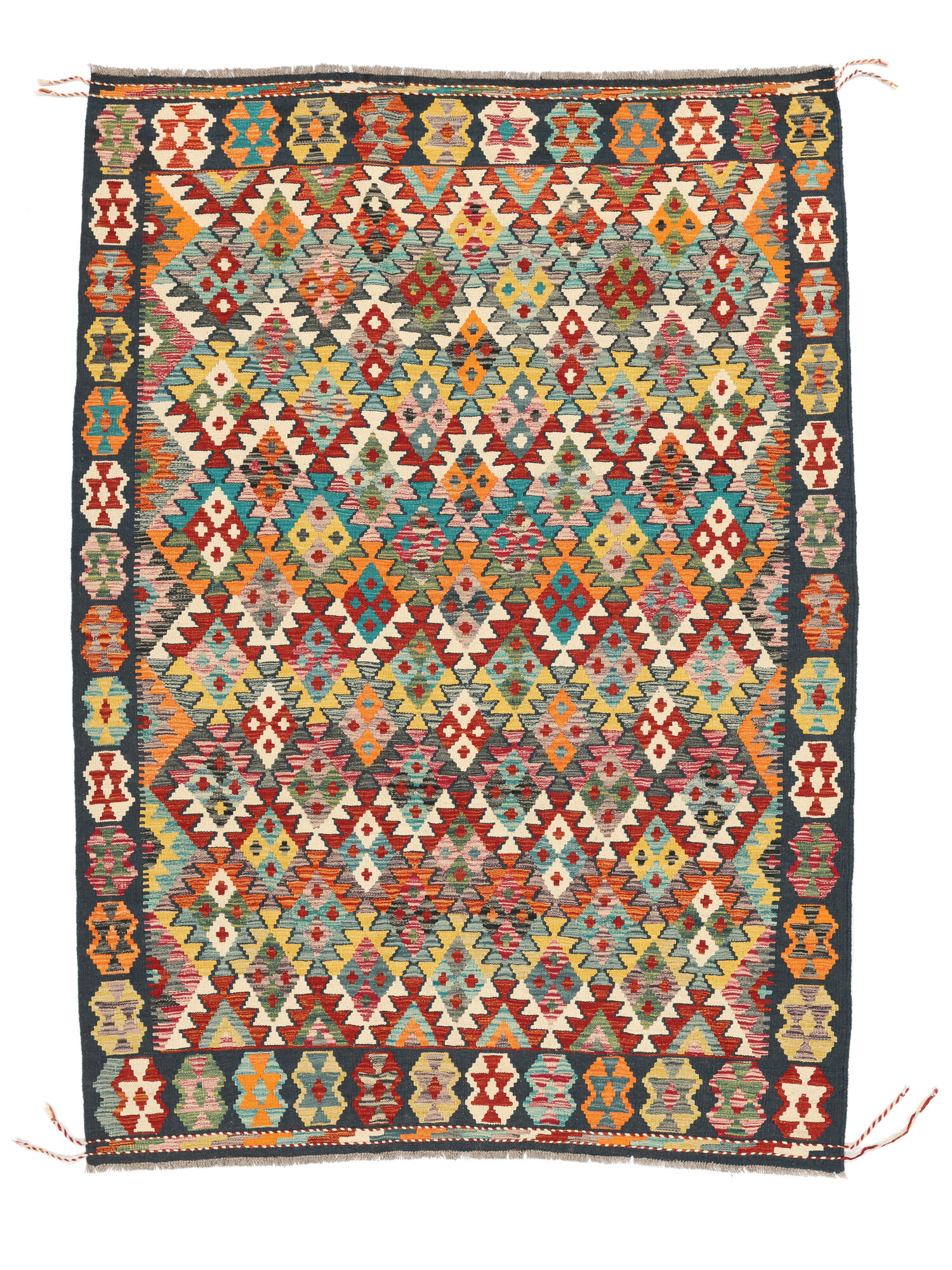 
    Kilim Afghan Old style - Brown - 170 x 240 cm
  