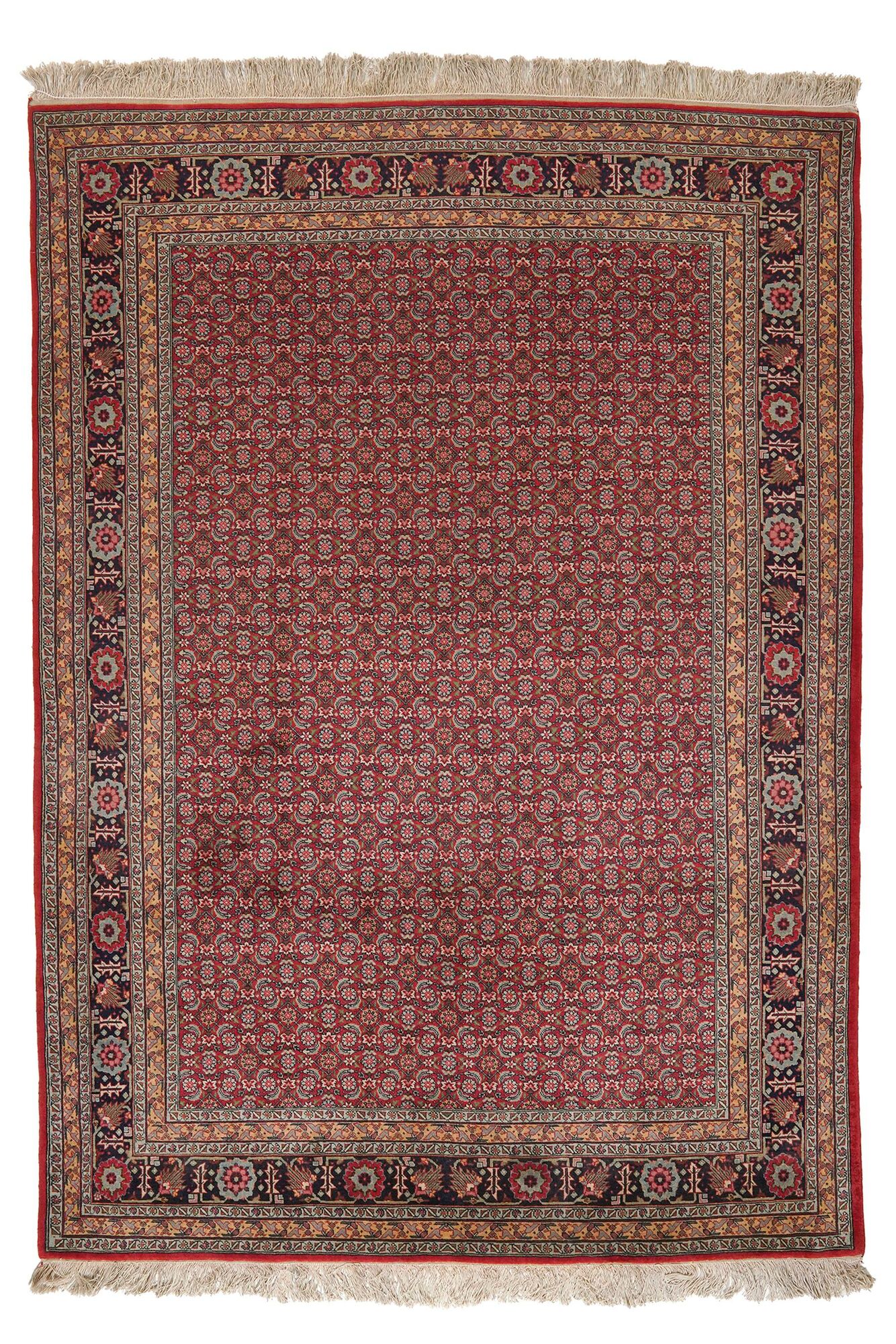 
    Tabriz 50 Raj - Dark red - 142 x 202 cm
  