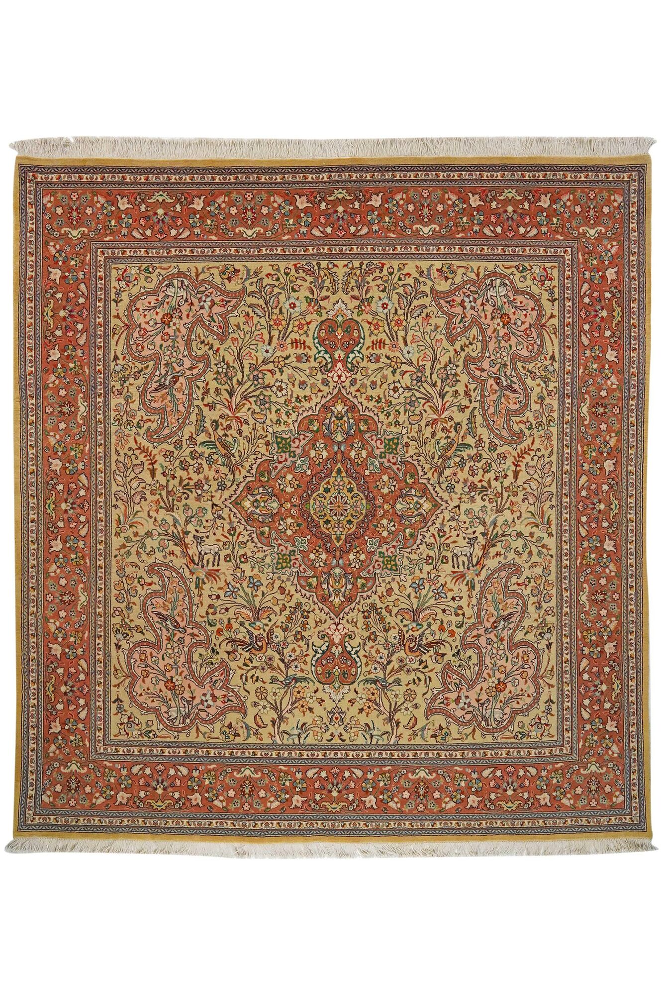 
    Tabriz 50 Raj - Brown - 199 x 216 cm
  