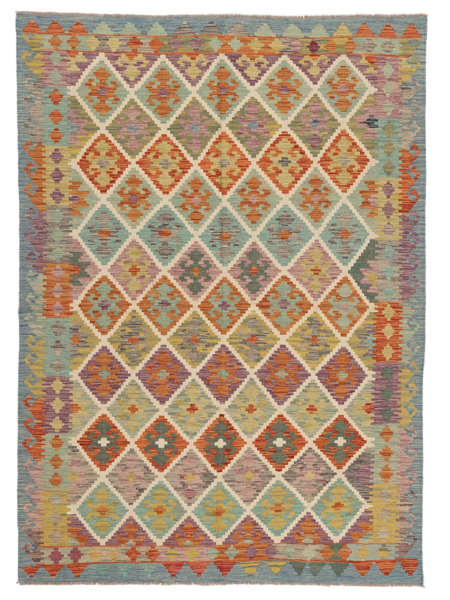 Kelim Afghan Old Stil Teppich 177×247