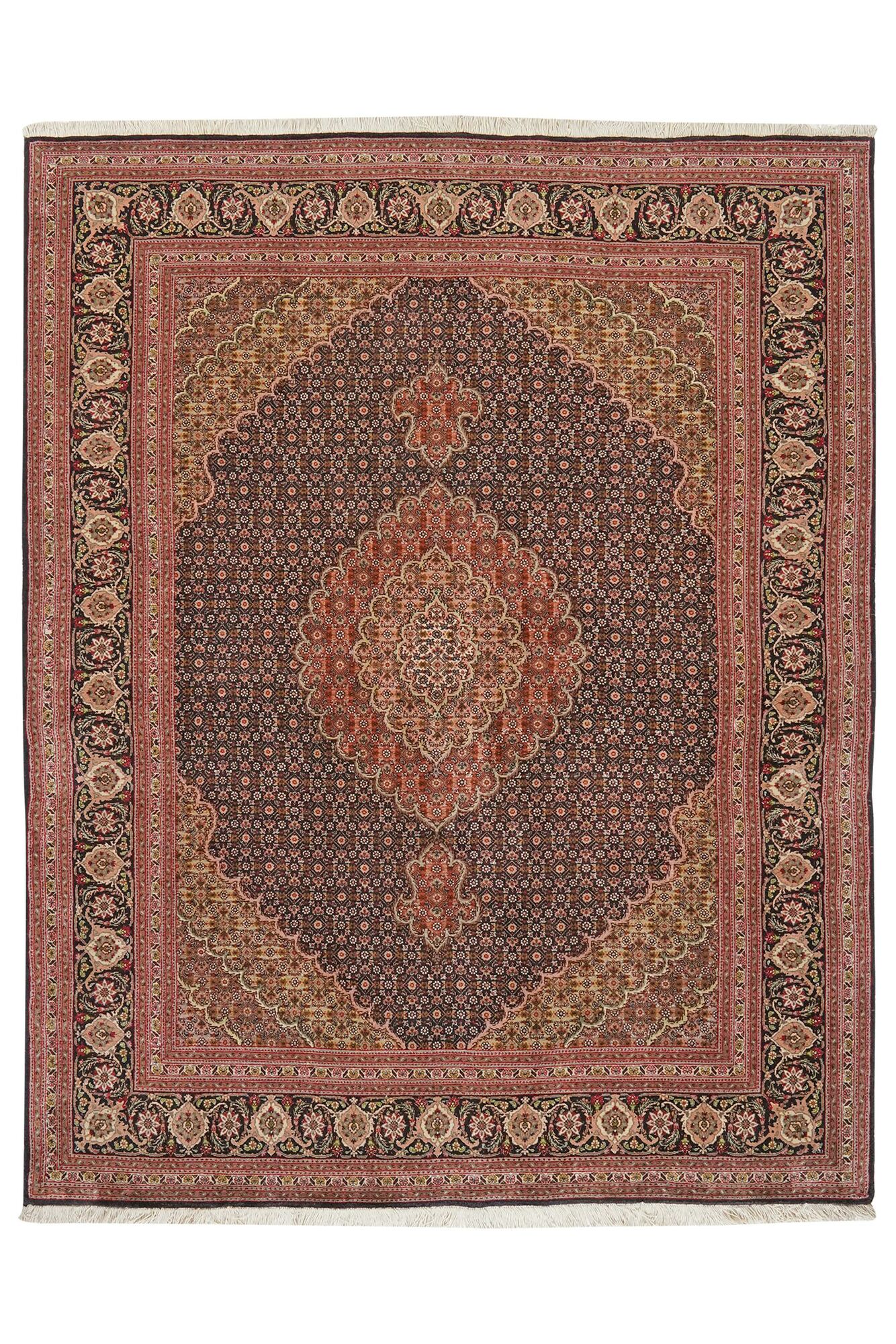 
    Tabriz 50 Raj - Brown - 160 x 196 cm
  