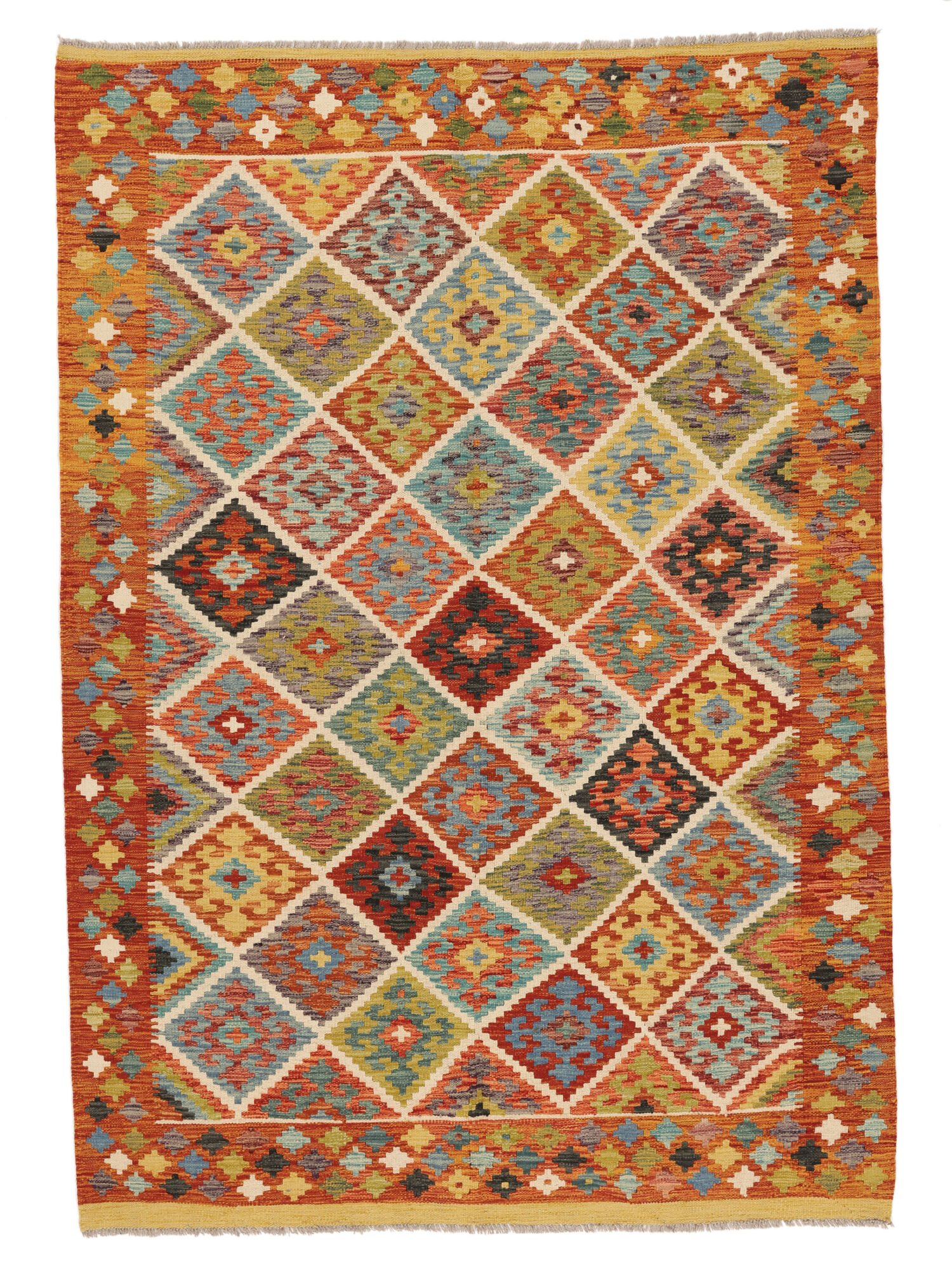 Kelim Afghan Old Stil Teppich 170×247