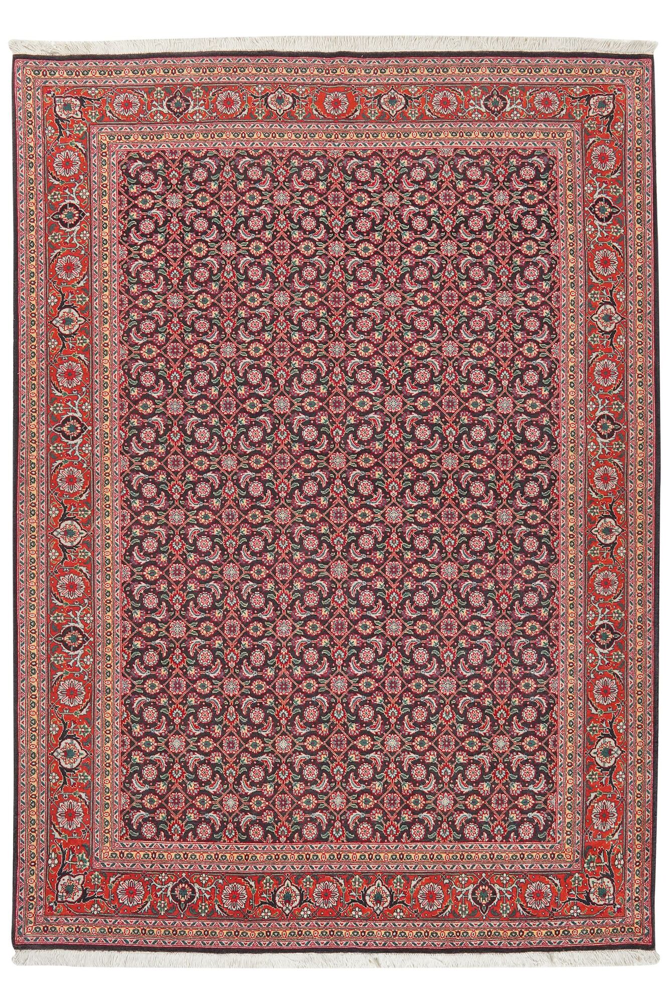 
    Tabriz 50 Raj - Dark red - 147 x 207 cm
  