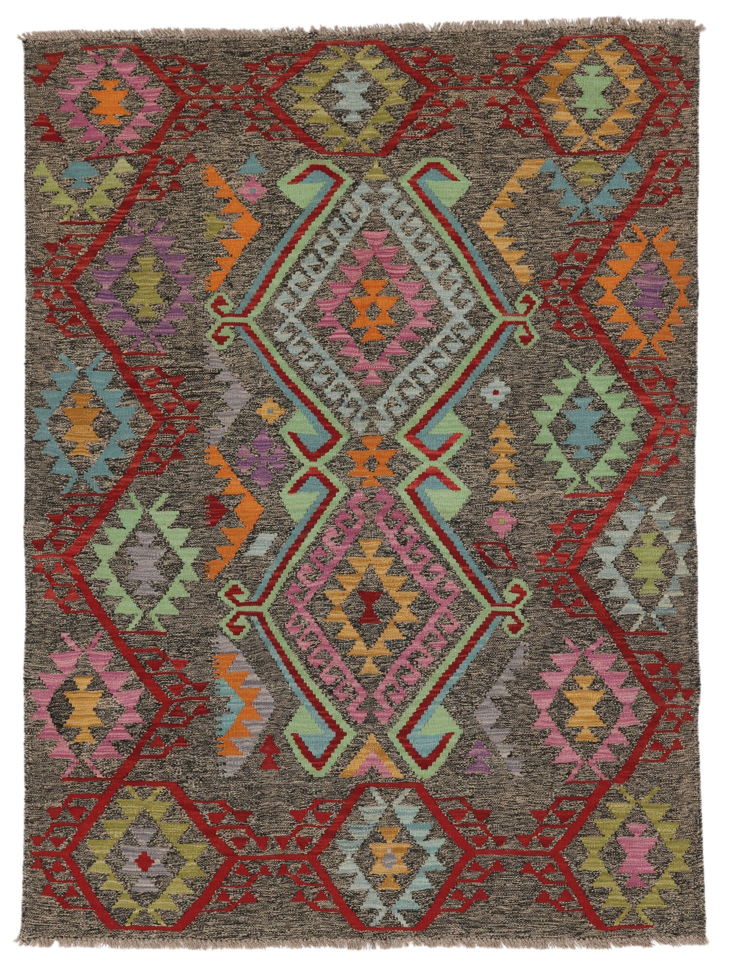 Kelim Afghan Old Stil Teppich 147×199