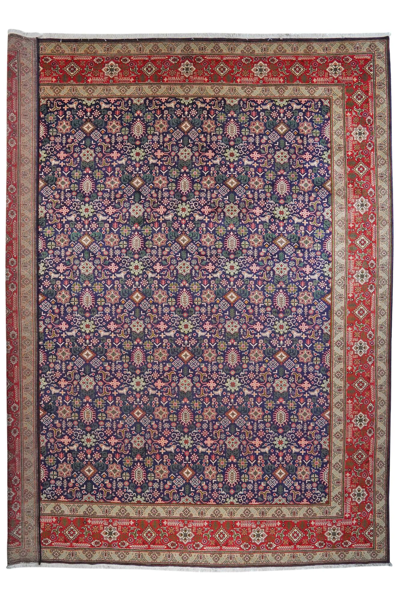 
    Tabriz 50 Raj - Dark red - 307 x 384 cm
  