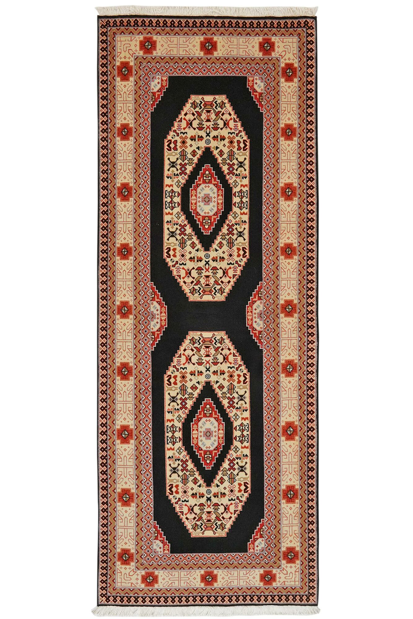 
    Tabriz 50 Raj - Brown - 73 x 202 cm
  