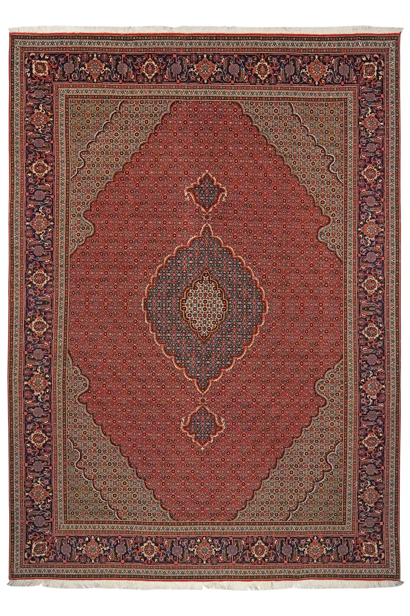 
    Tabriz 50 Raj - Dark red - 202 x 285 cm
  