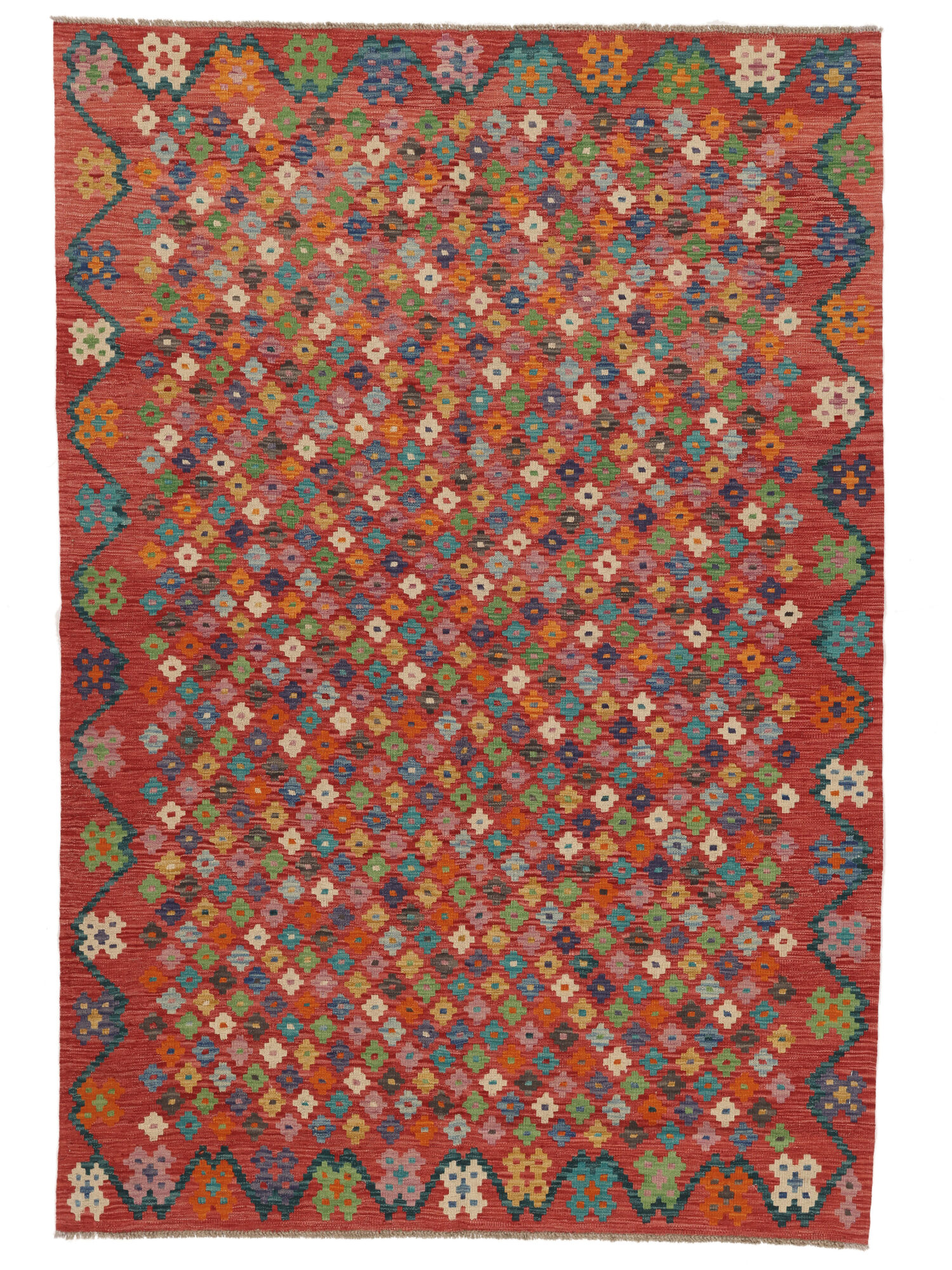 Kelim Afghan Old Stil Teppich 178×259