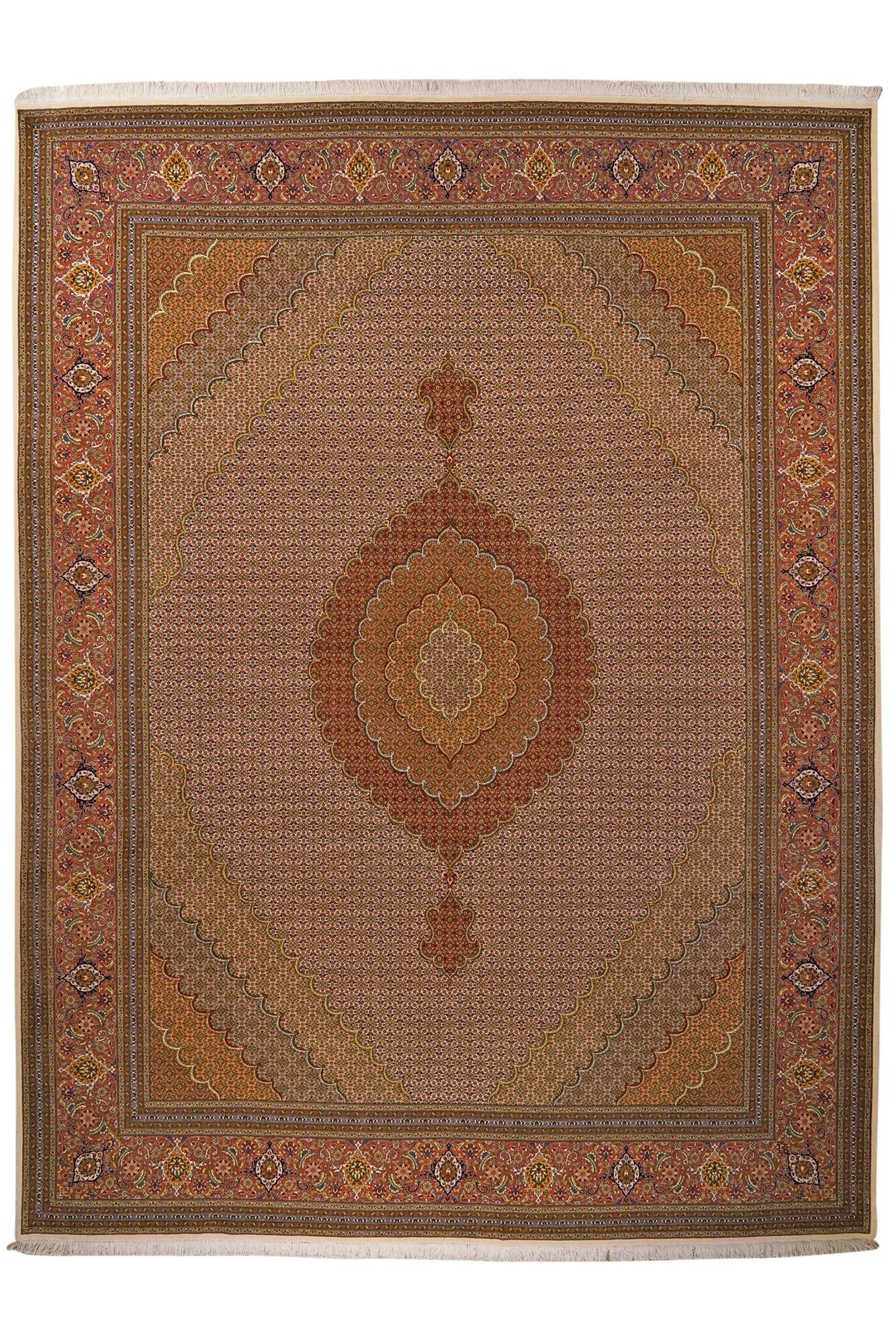 
    Tabriz 50 Raj - Brown - 306 x 405 cm
  
