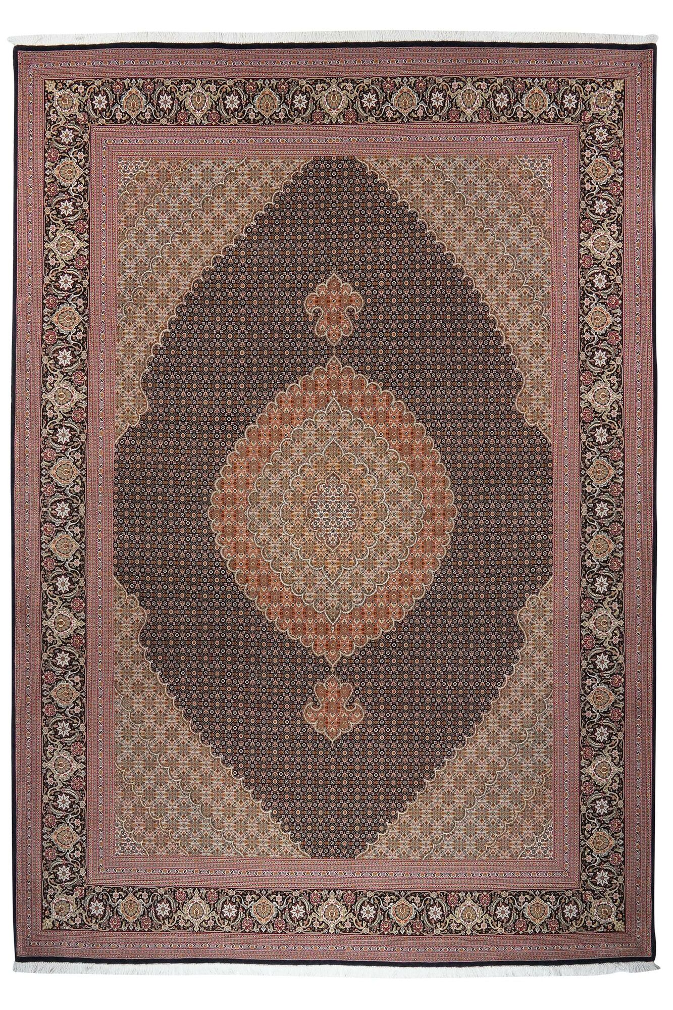 
    Tabriz 50 Raj - Brown - 251 x 355 cm
  