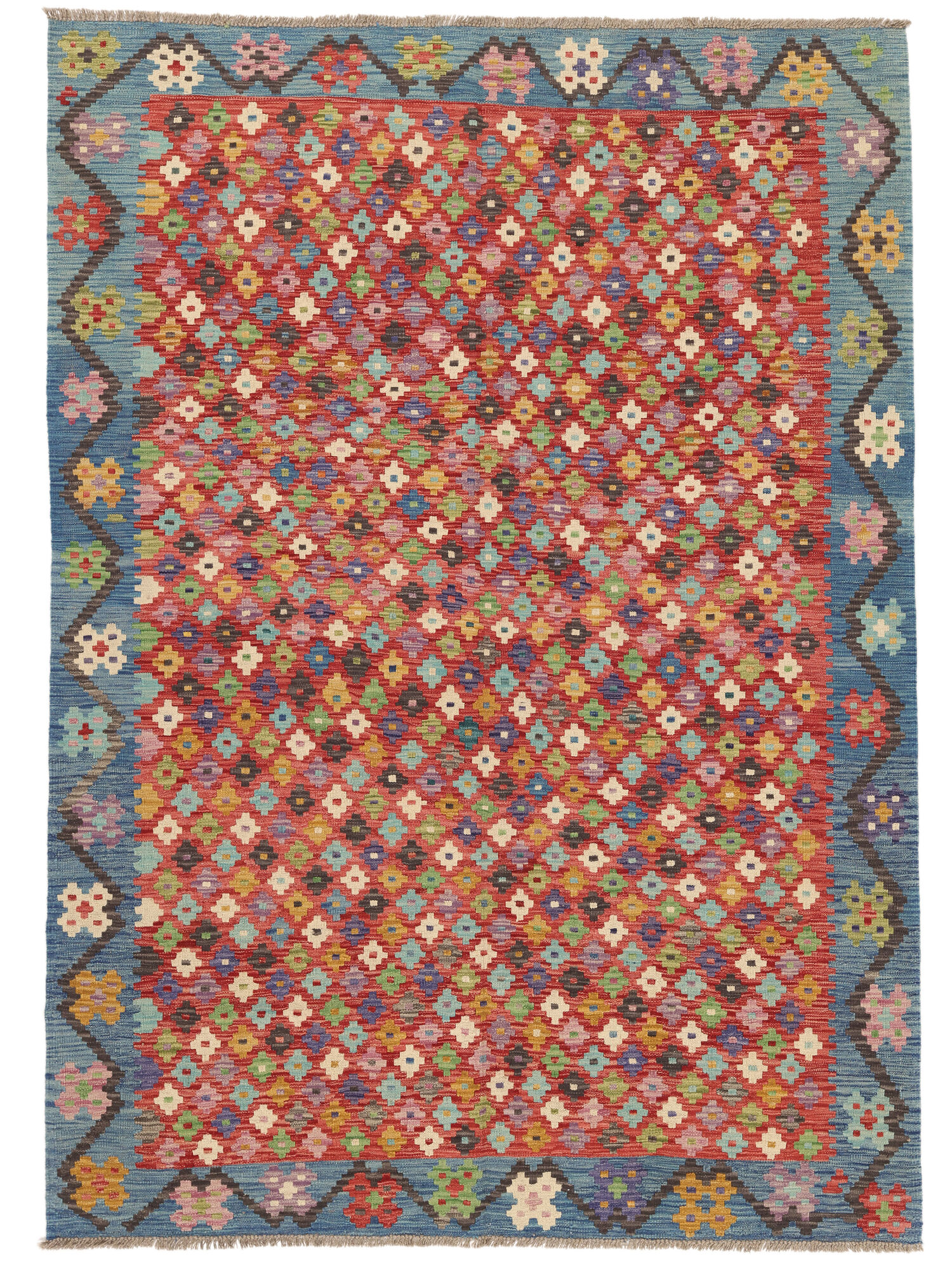 Kelim Afghan Old Stil Teppich 177×251