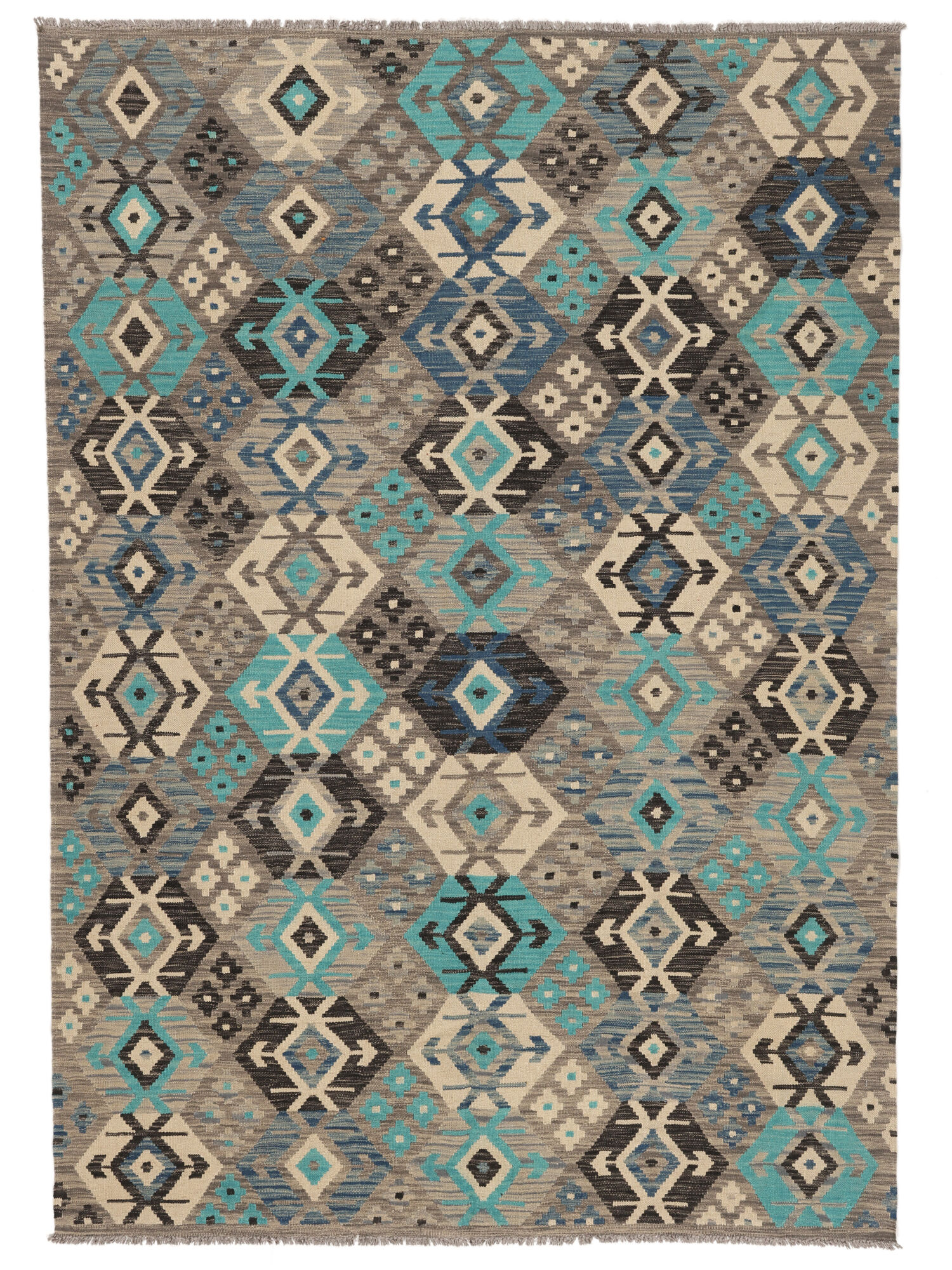
    Kilim Afghan Old style - Brown - 172 x 245 cm
  