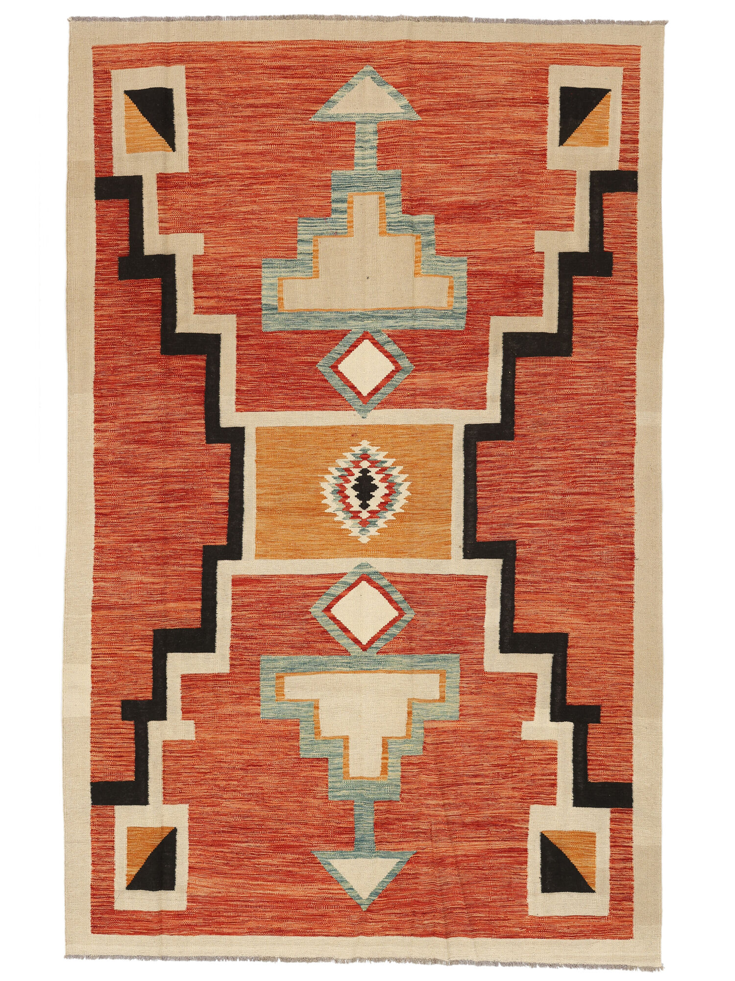 Kelim Modern Teppich 194×304