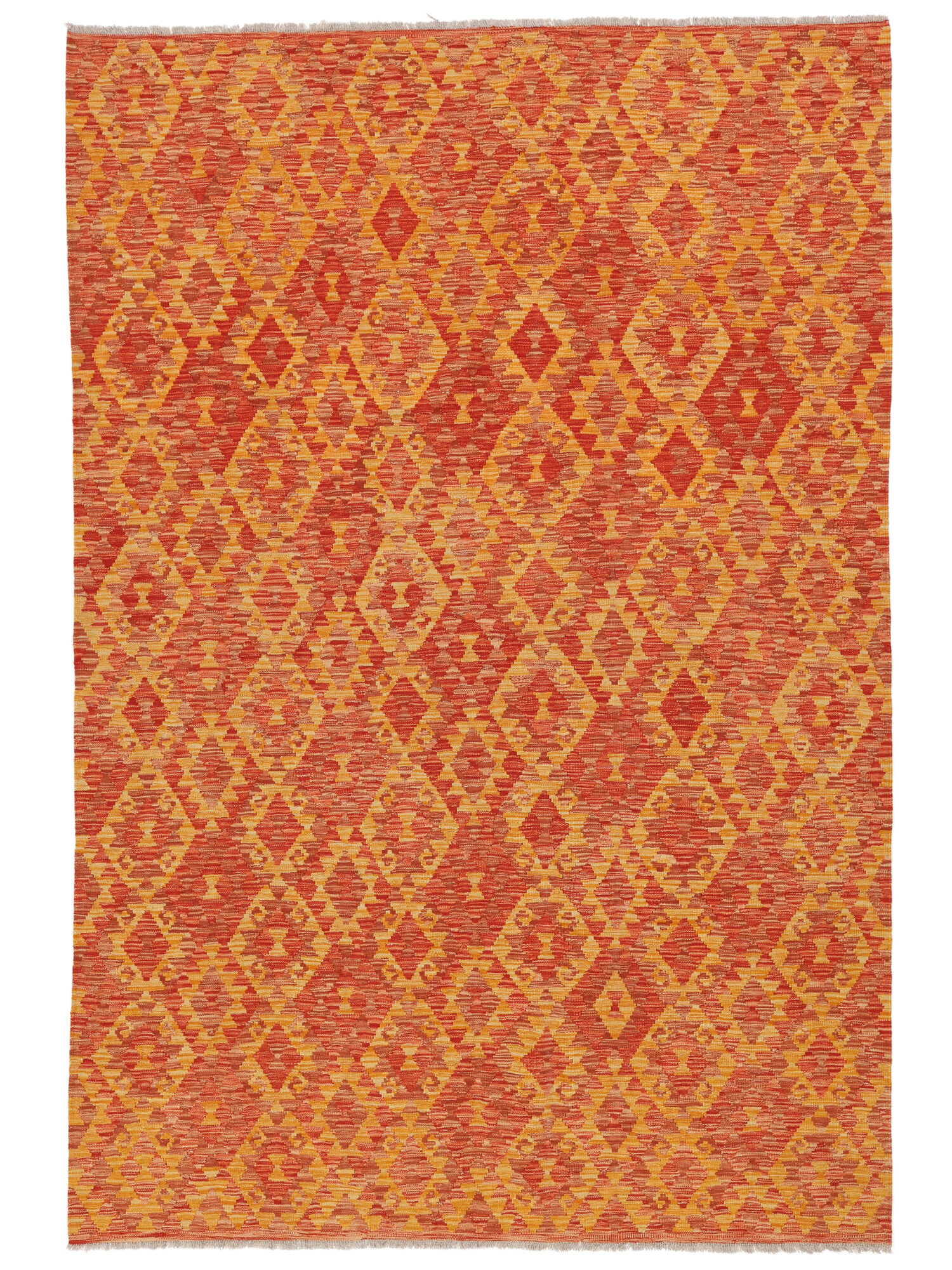 Kelim Afghan Old Stil Teppich 204×301