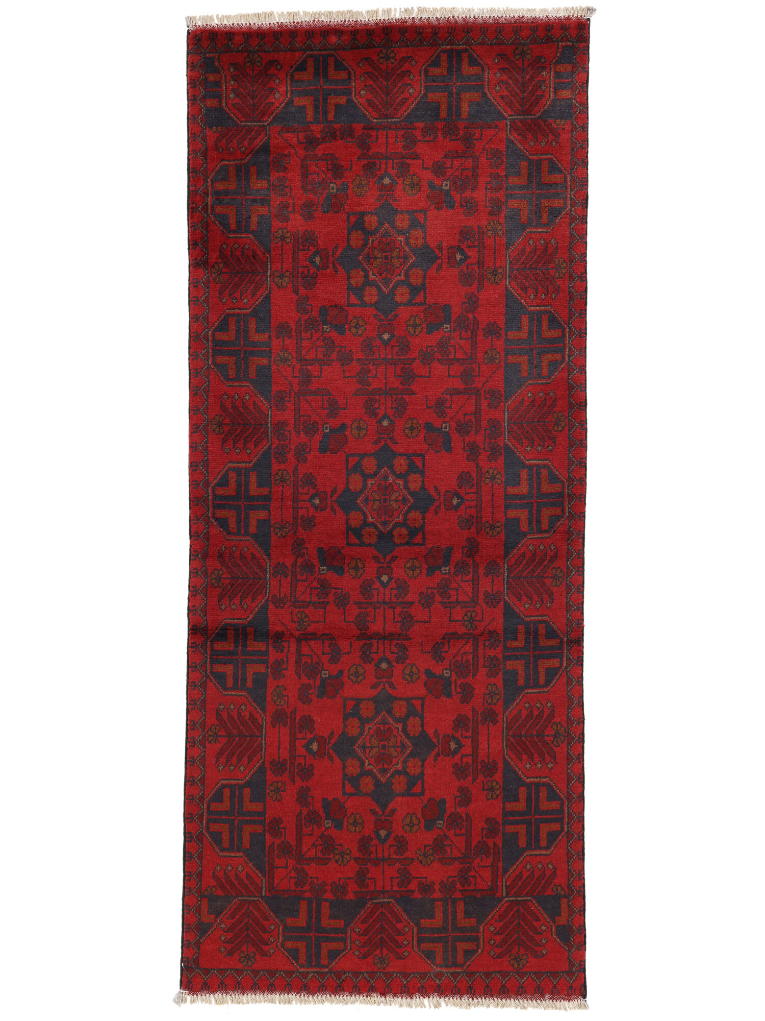 
    Afghan Khal Mohammadi - Dark red - 77 x 188 cm
  