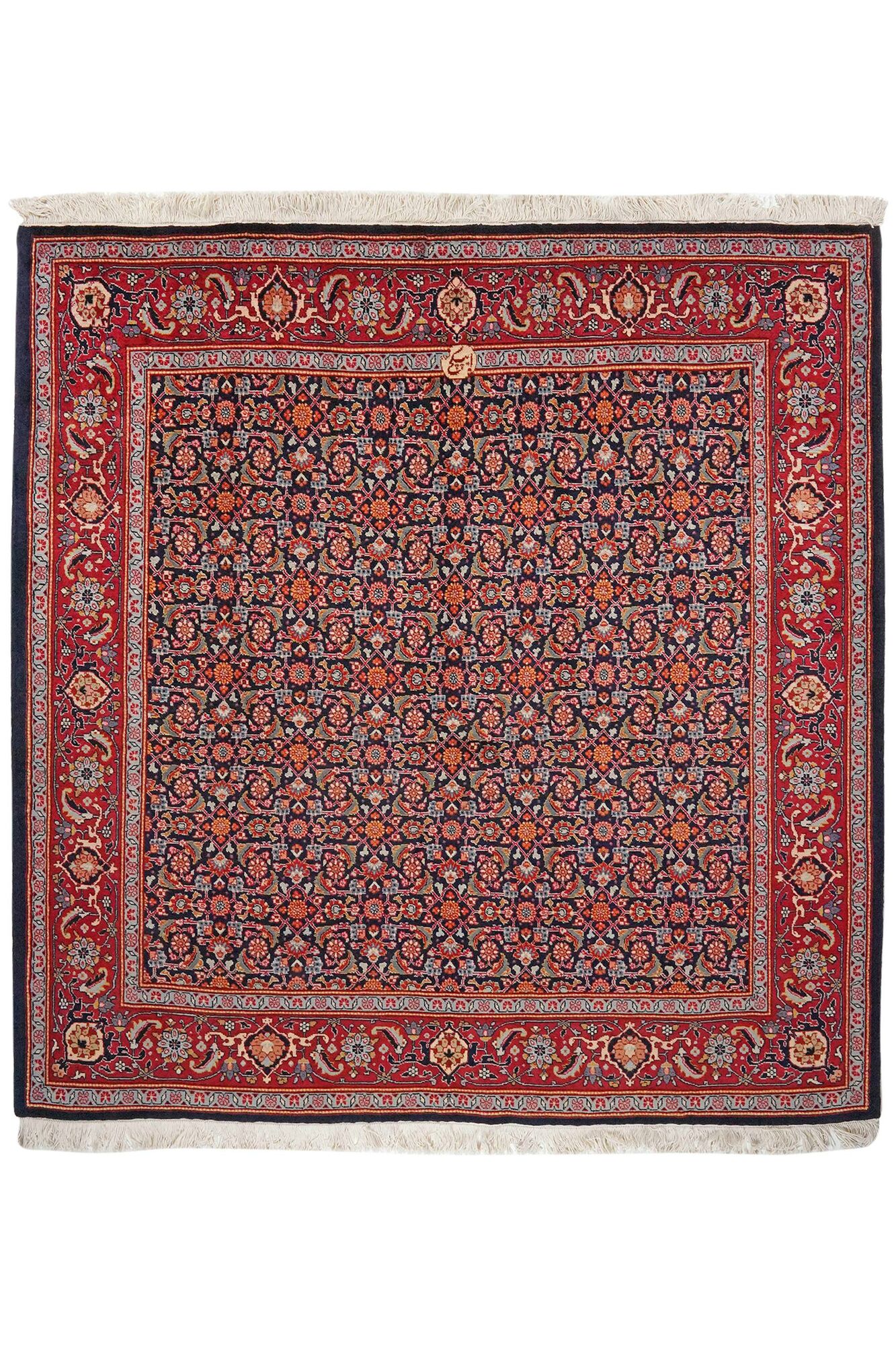 
    Tabriz 40 Raj - Dark red - 200 x 202 cm
  