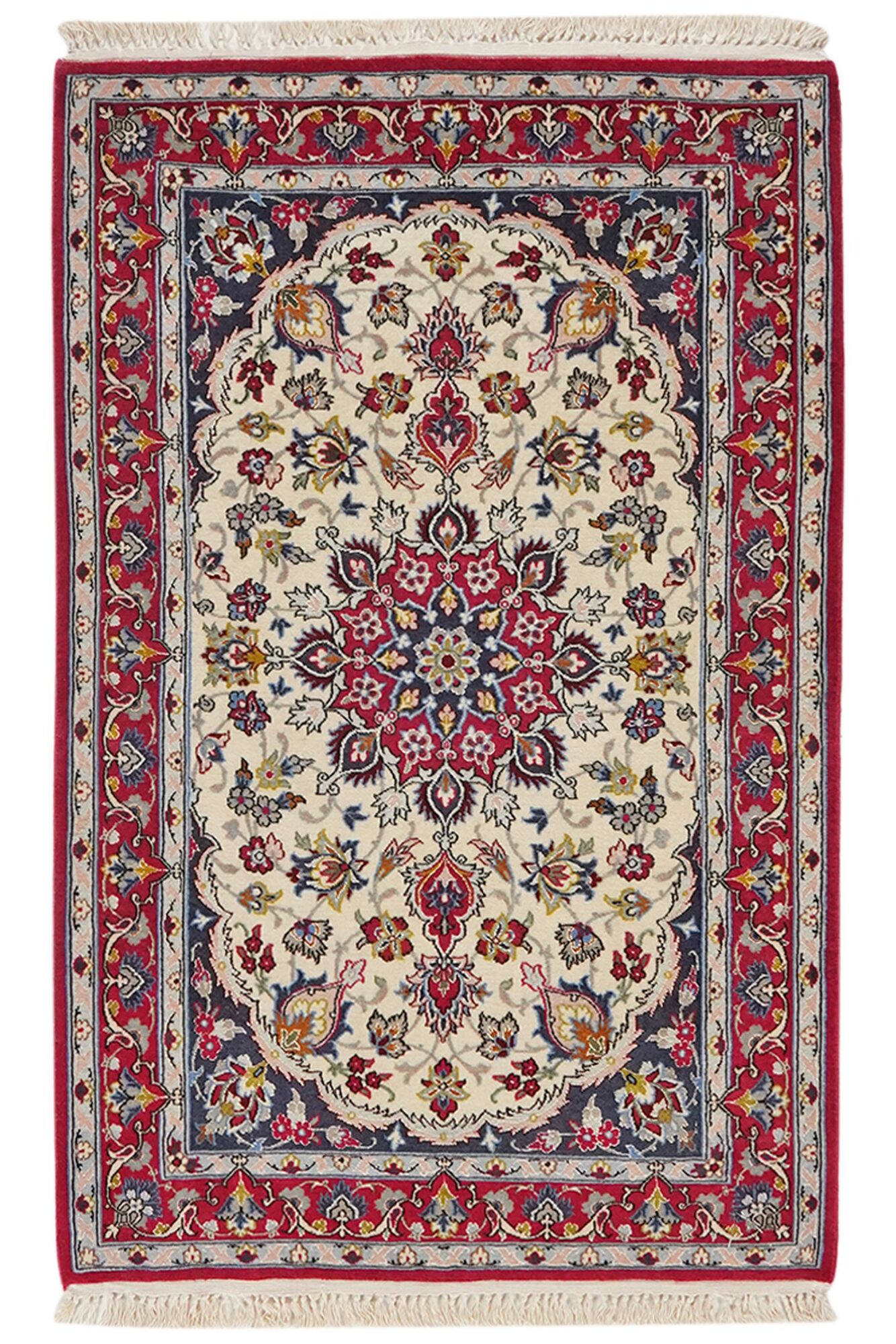 
    Isfahan silk warp - Beige - 71 x 111 cm
  